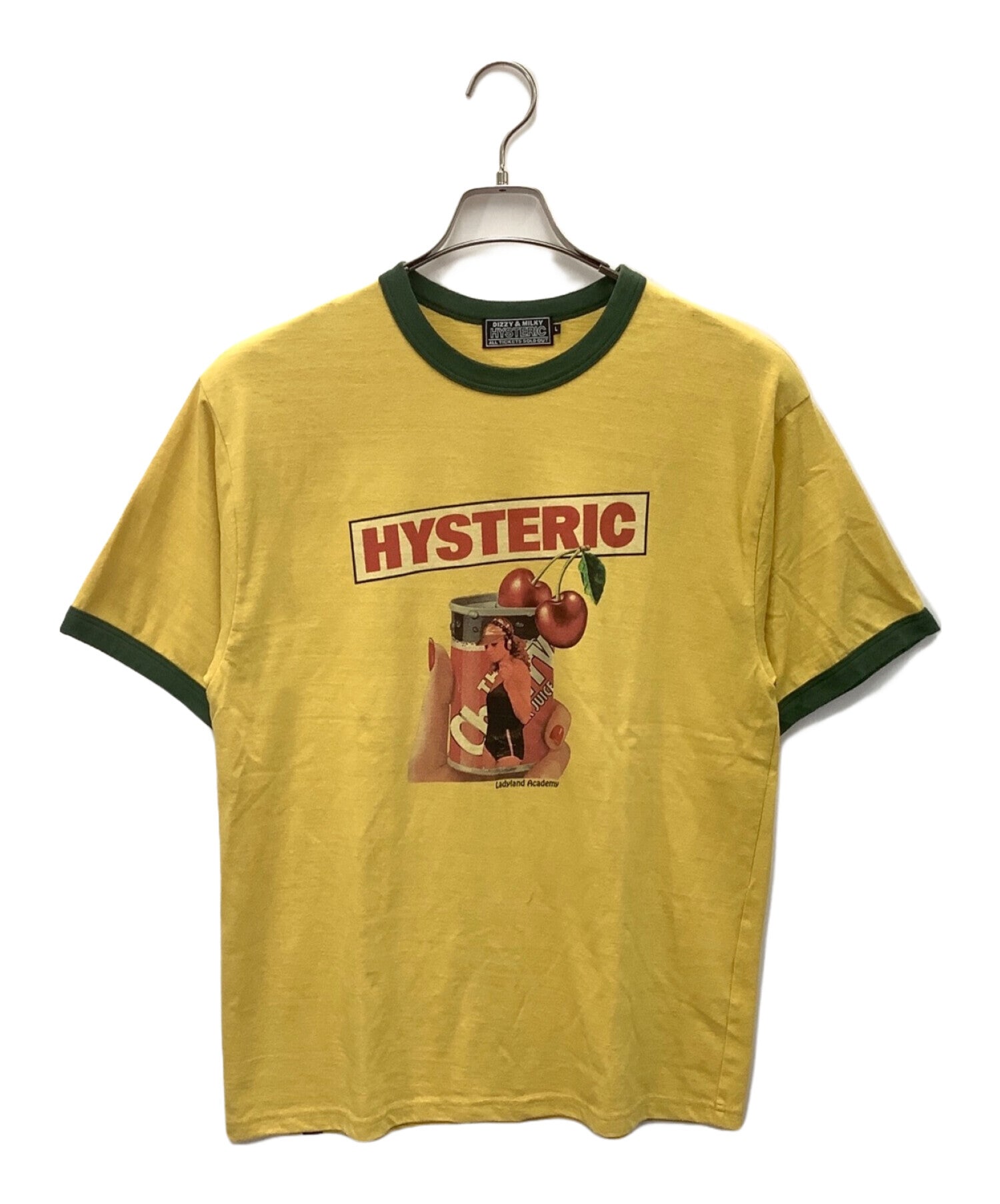 Hysteric Glamour Tee Model Bogo outlet BLACK ORANGE Vintage