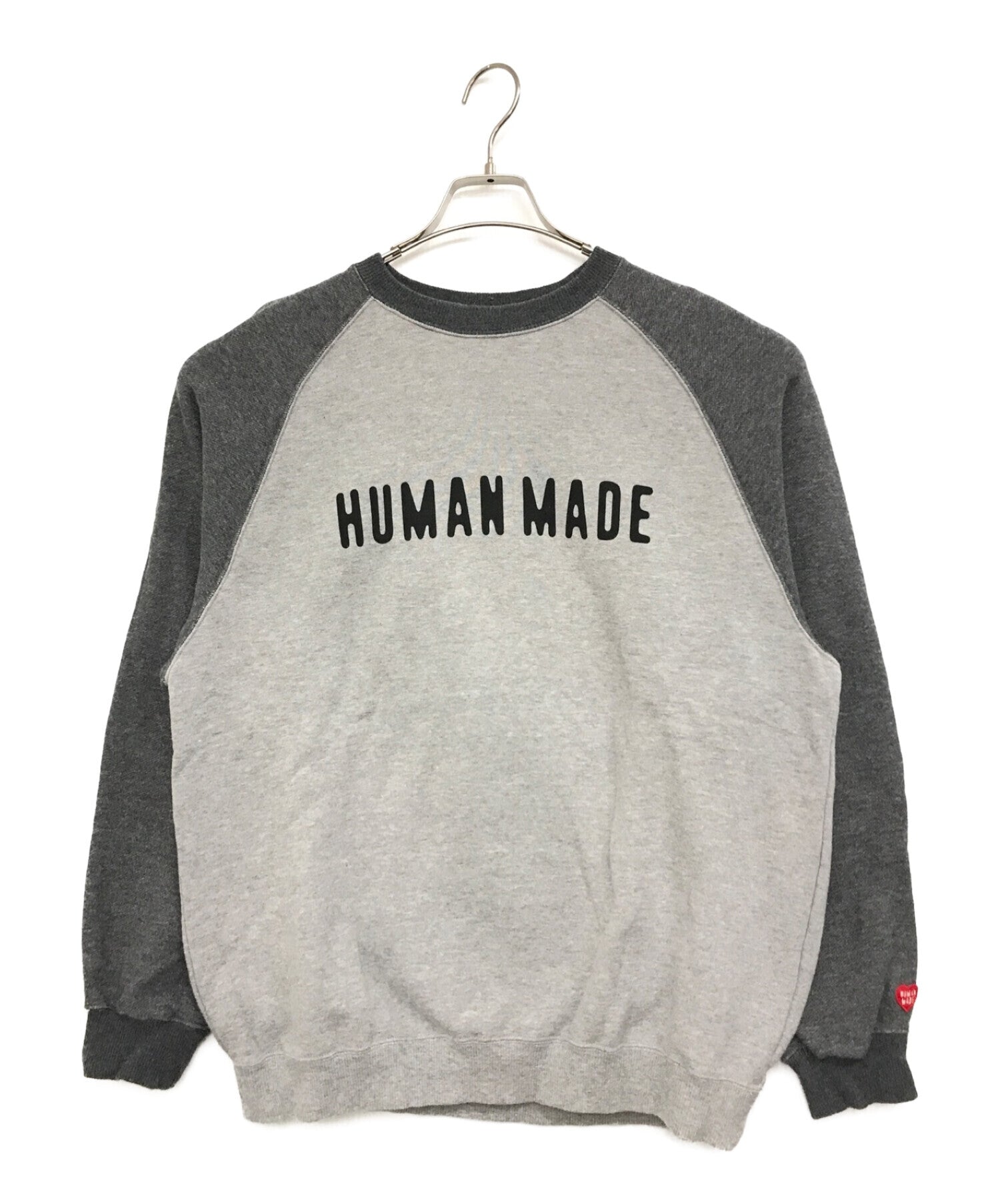 [Pre-owned] HUMAN MADE RAGLAN SWEATSHIRT Logo Sweatshirt