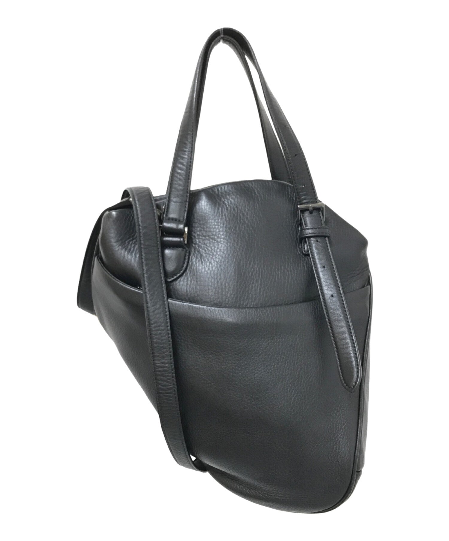 新品未使用⭐️ディスコードヨウジヤマモト　DD-I20-721-02 変形バッグ Pre-owned] discord Yohji Yamamoto Variant 2-way leather tote bag