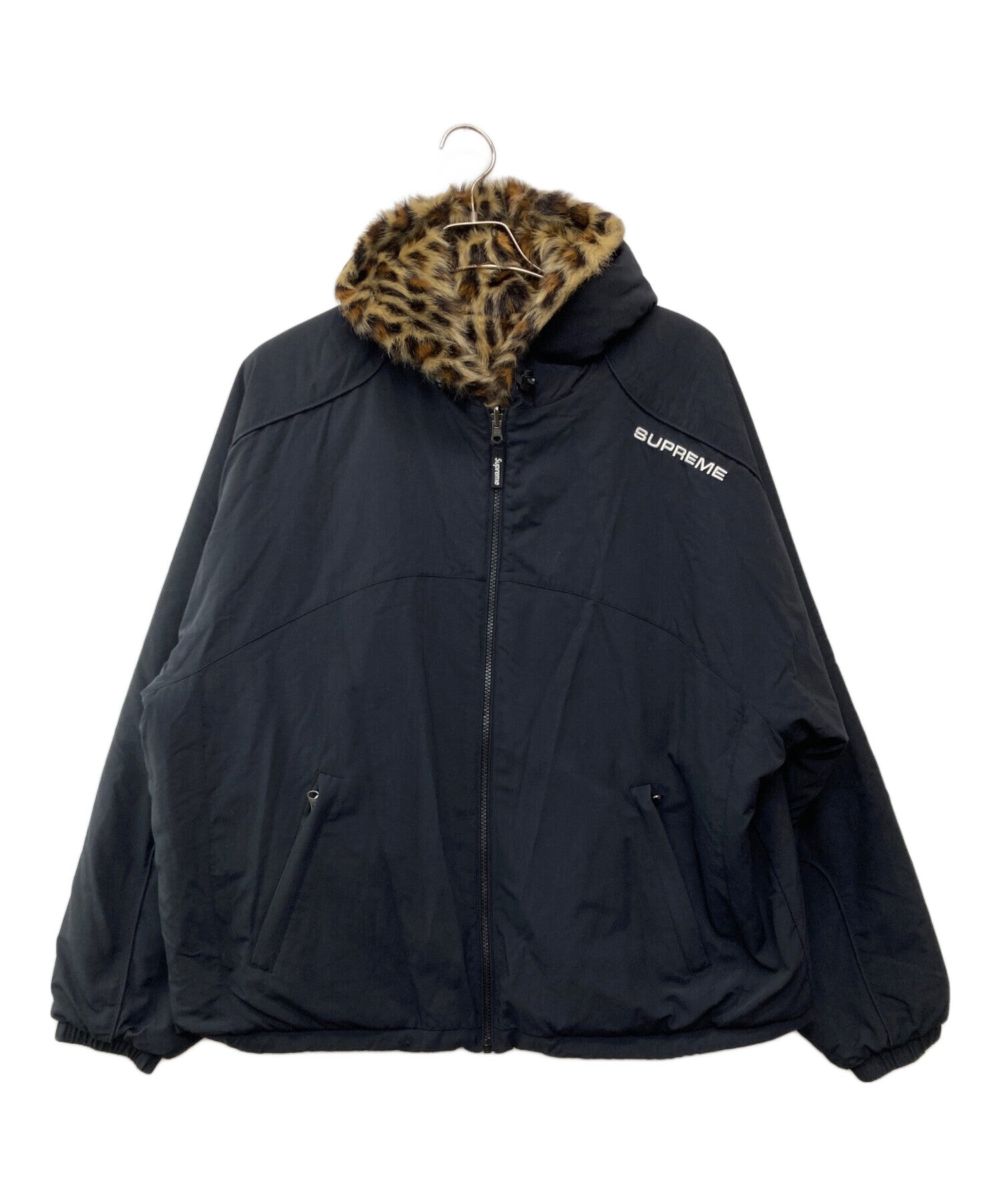 Pre-owned] SUPREME 25ss Faux Fur Reversible Hooded Track Jacket 