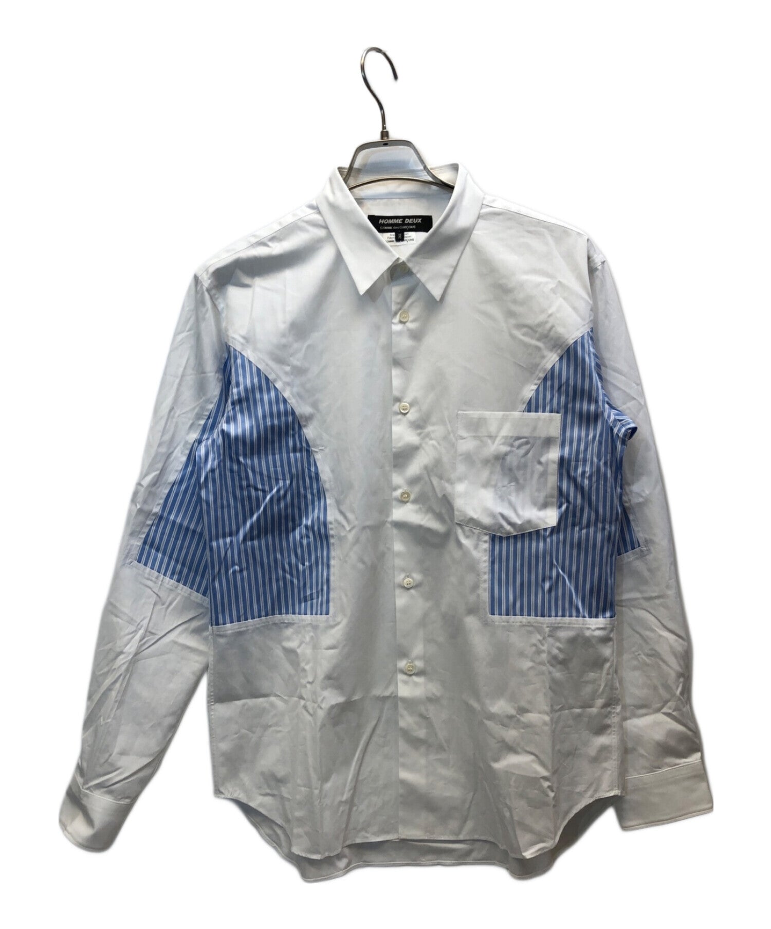 Pre-owned] COMME des GARCONS HOMME DEUX 24SS Stripe panel shirt DM