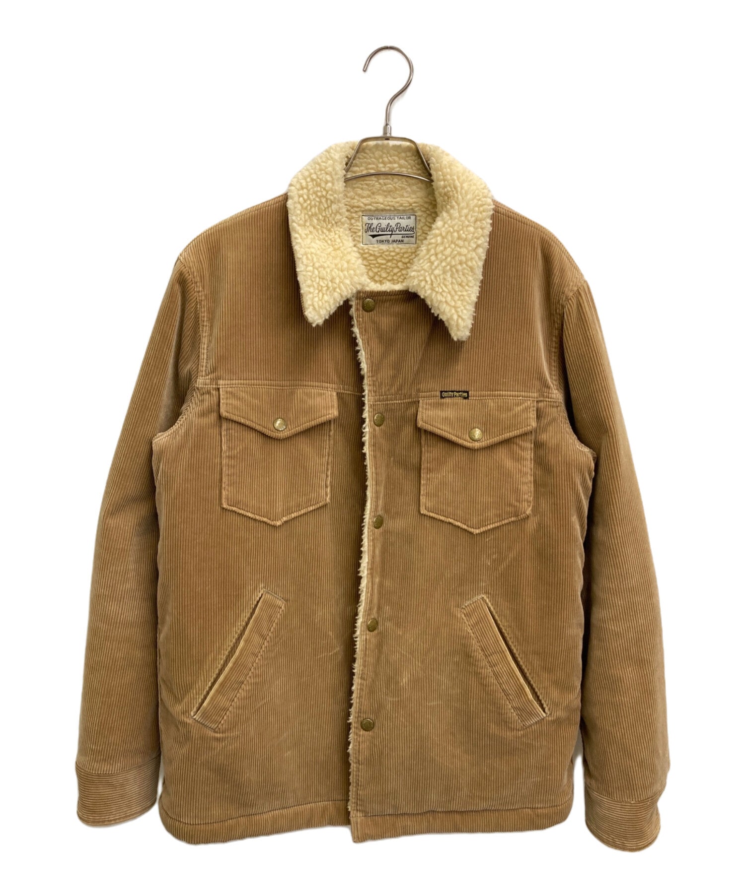 Pre-owned] WACKO MARIA 15AW Corduroy Boa Lunch Jacket WMR-CDR-01 