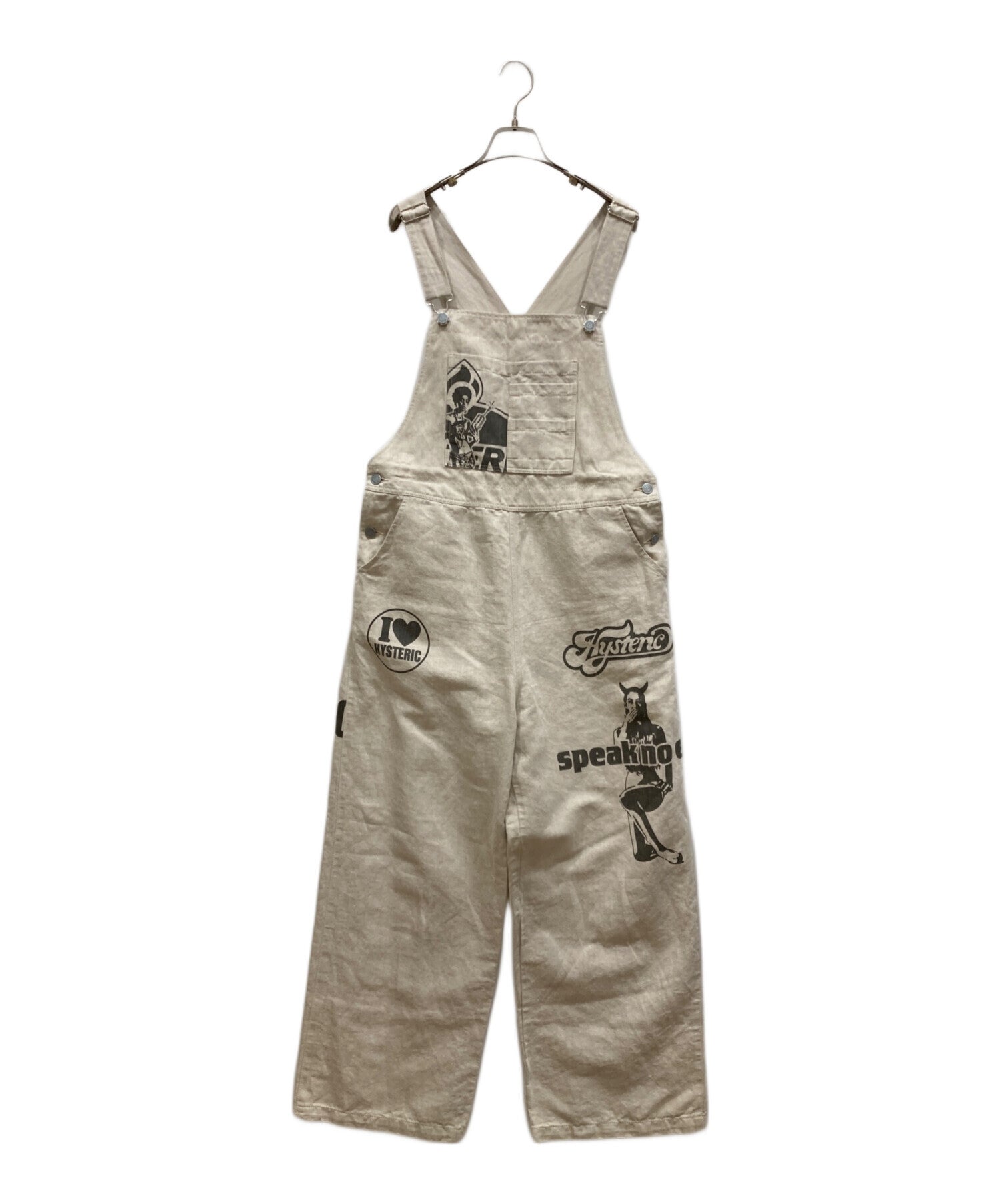 Pre-owned] Hysteric Glamour SPEAK NO EVIL Overalls 01241AS02 