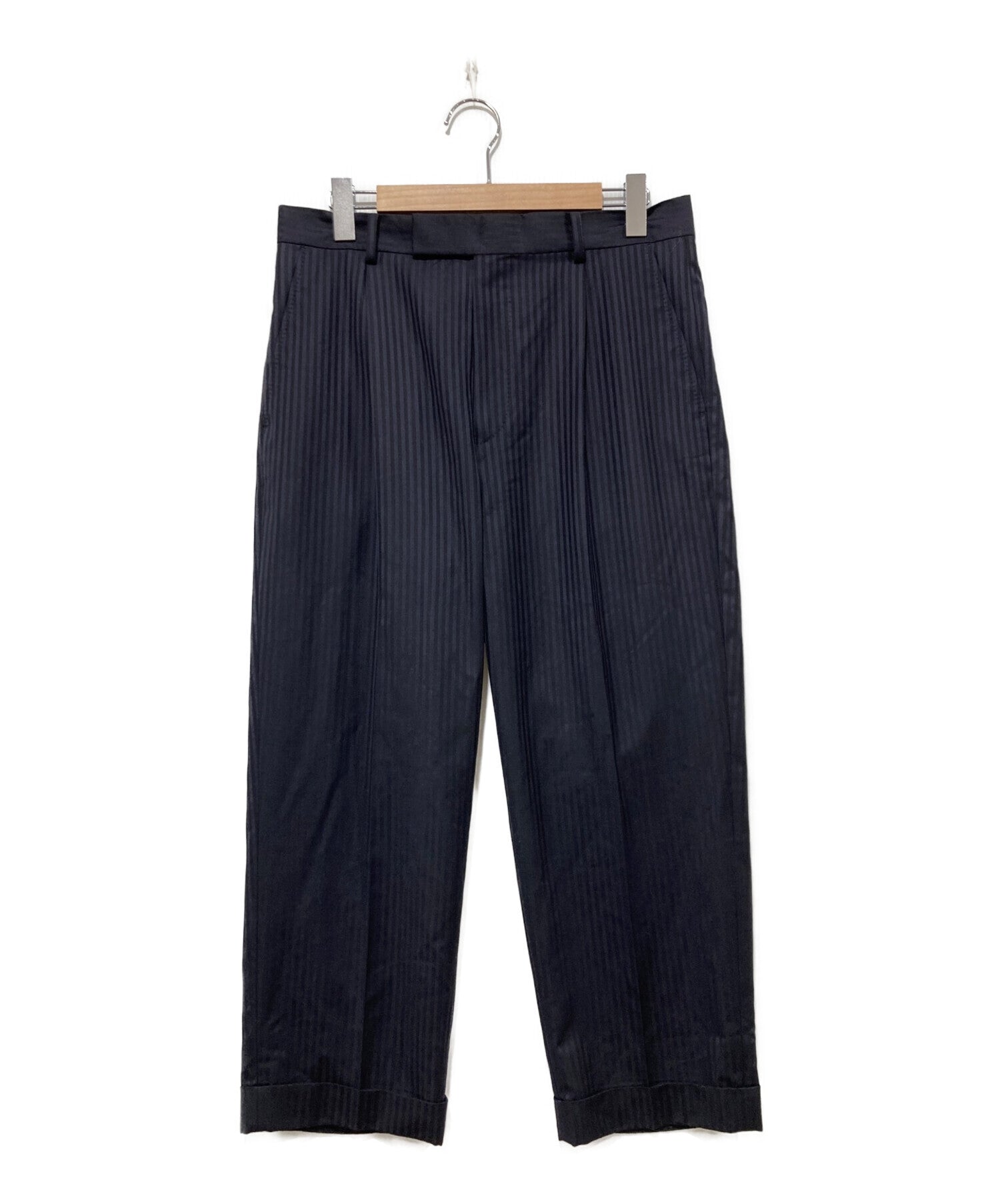 [Pre-owned] WACKO MARIA DORMEUIL STRIPED PLEATED TROUSERS