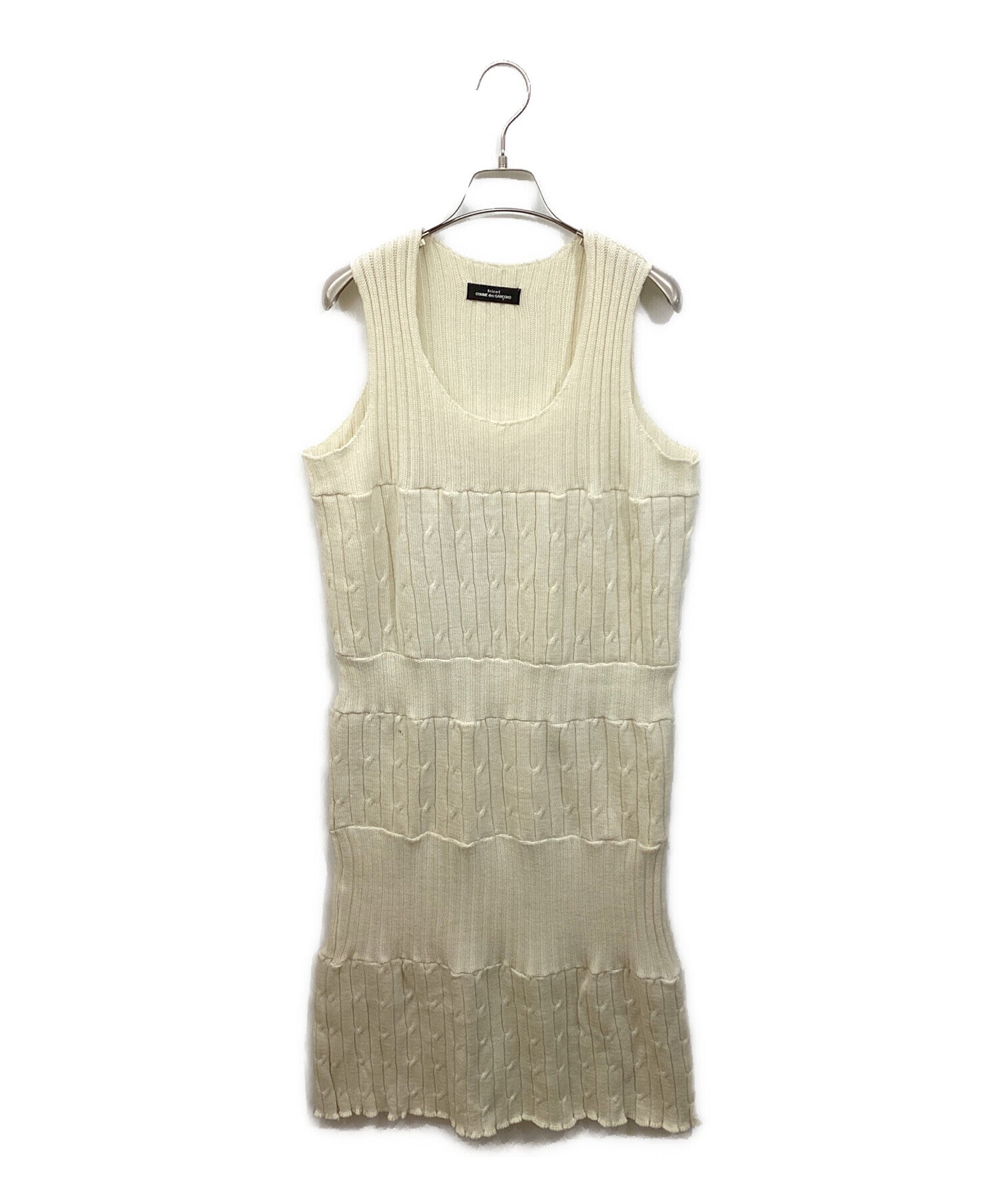 【tricot COMMEdesGARÇONS】Sleeveless dress Pre-owned] tricot COMME des GARCONS Sleeveless Knit Dress TT