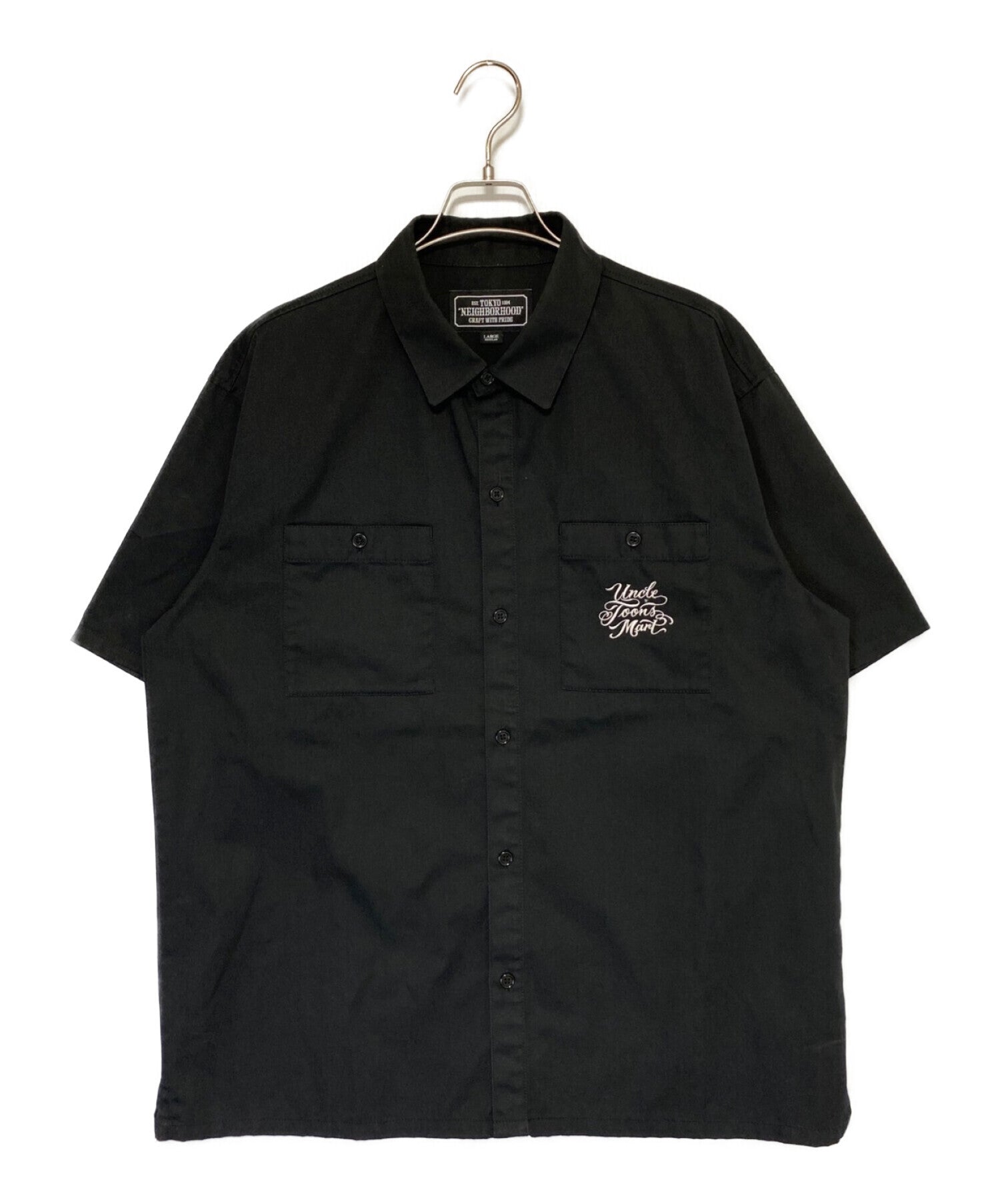 [Pre-owned] NEIGHBORHOOD CLASSIC WORK/EC-SHIRT.SS ( Classic Work Shirt )  201TSMCN-SHM01S