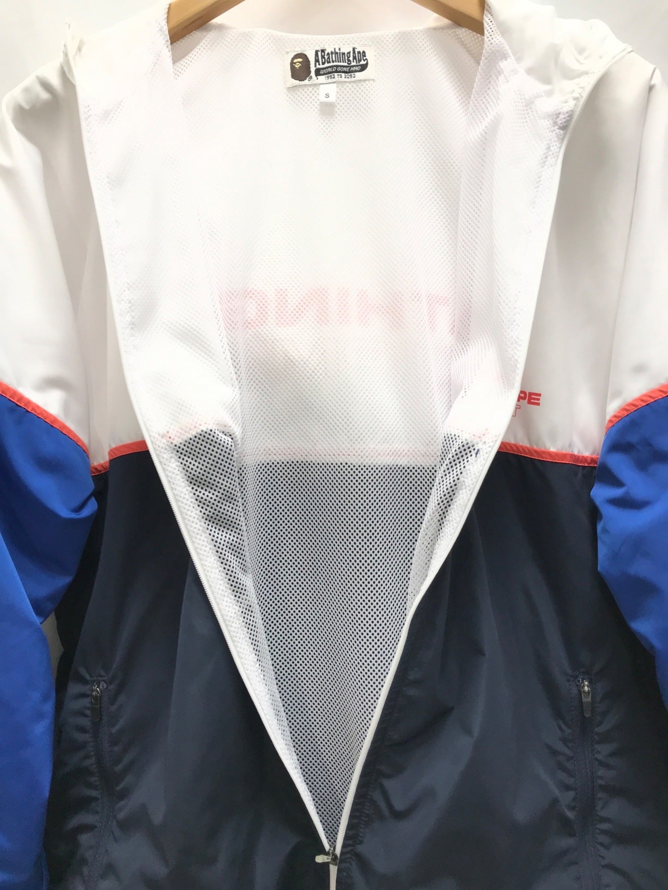 목욕 원숭이 나일론 재킷 001LJF301012X