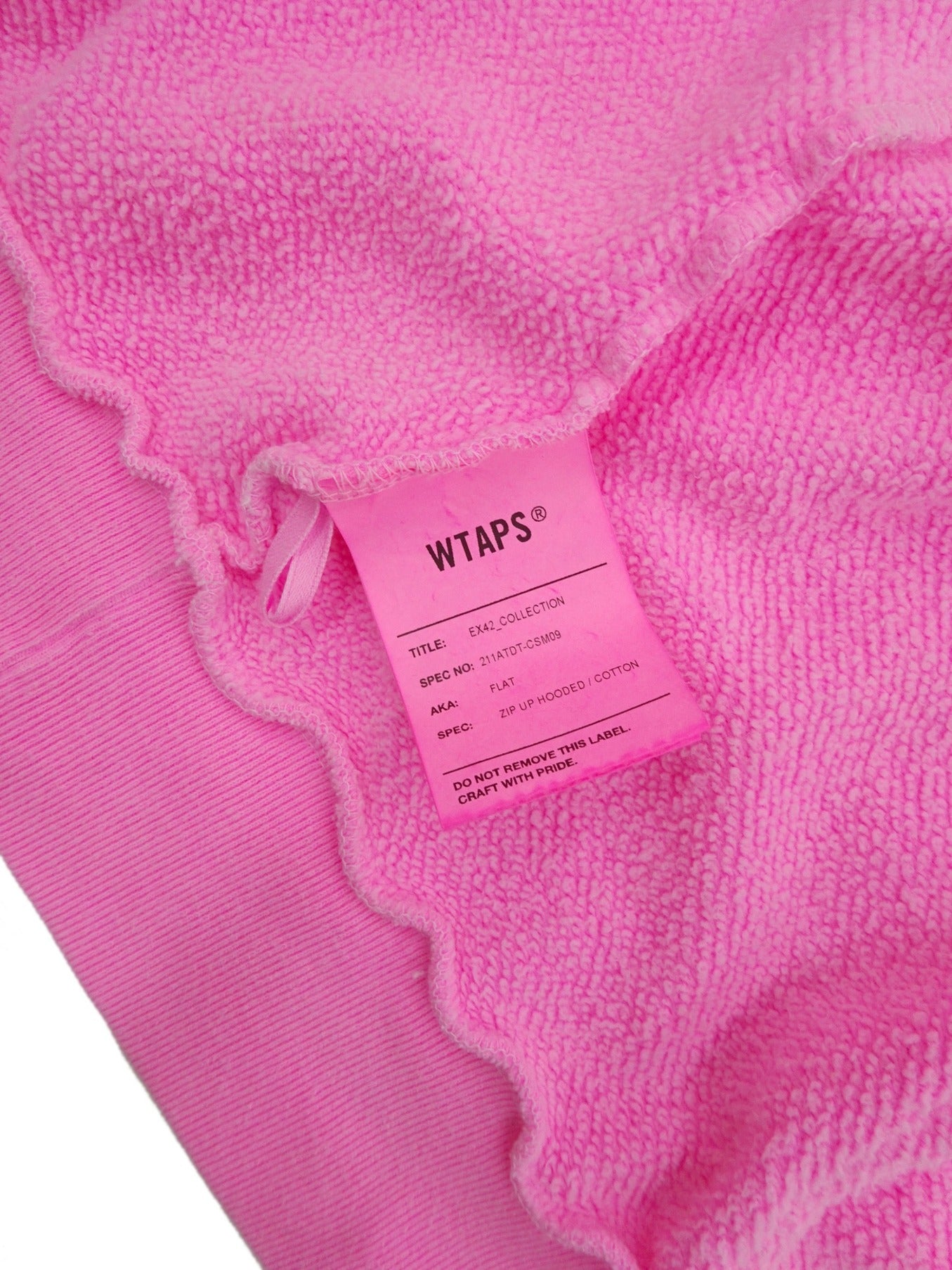 wtaps zip hoodie ex42