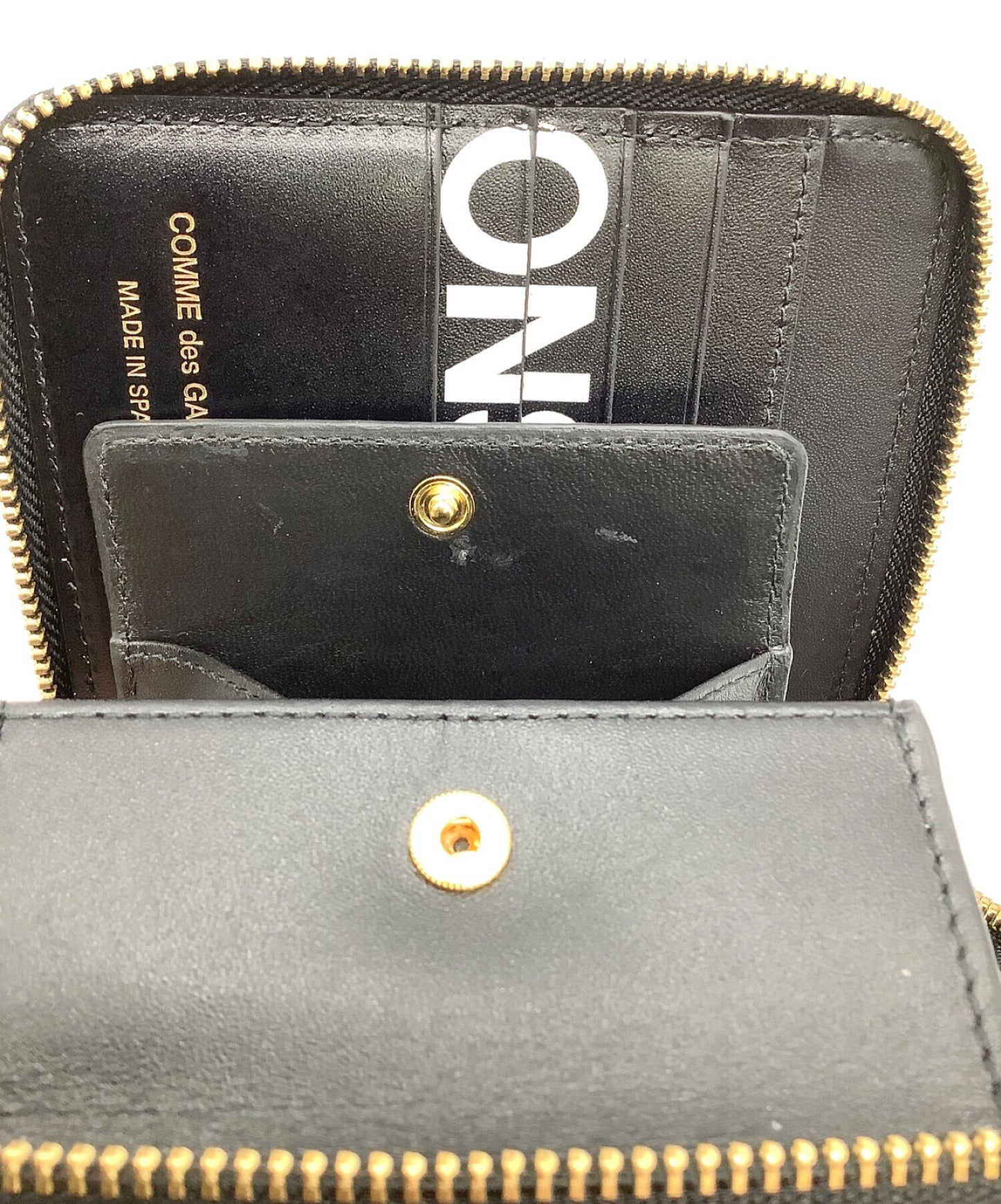 COMME DES GARCONS BIFOLD圓形Zip Wallet SA 2100HL