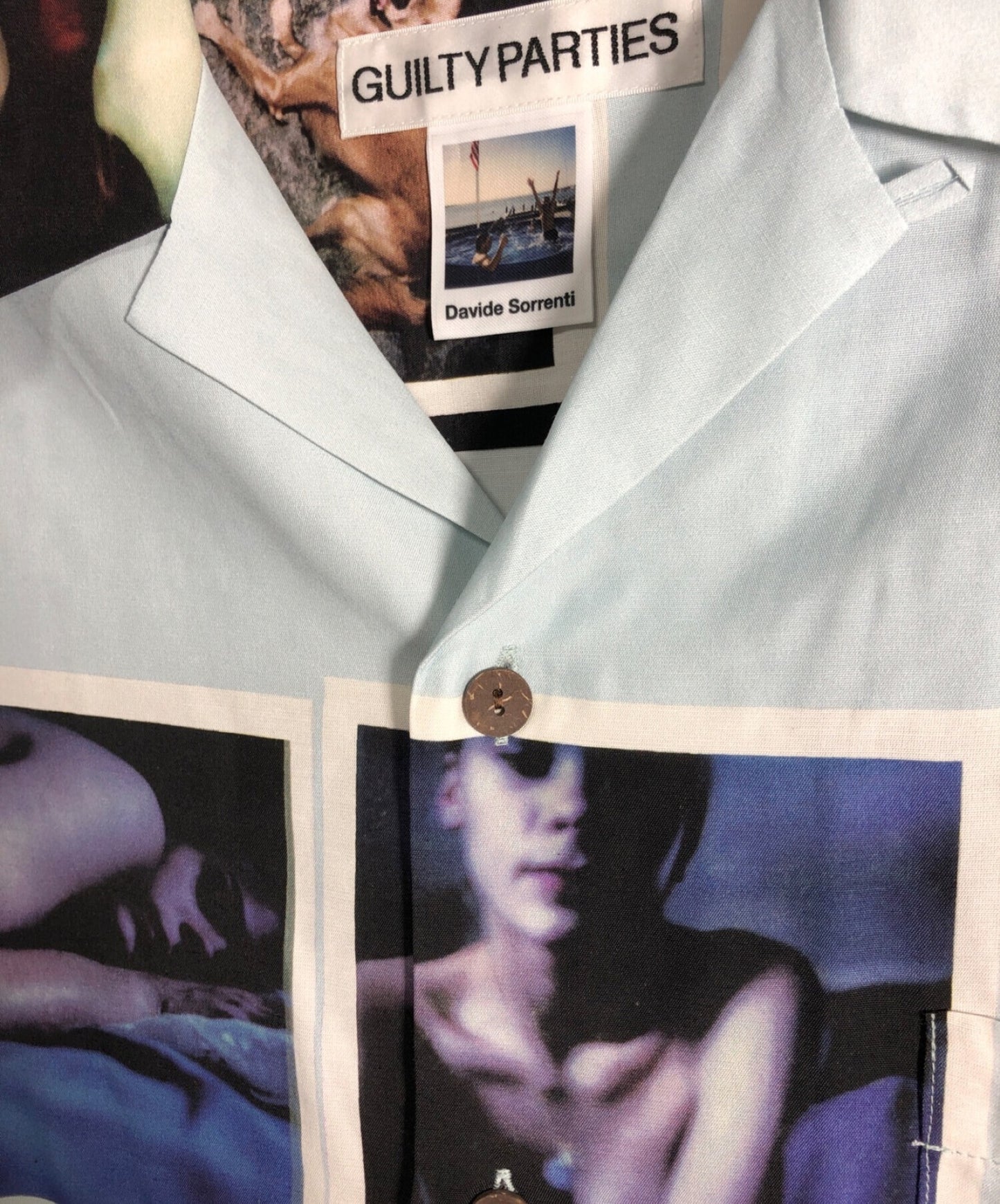 Wacko Maria Davide Sorrenti 사진 프린트 레이온 셔츠 31-231-10-041369