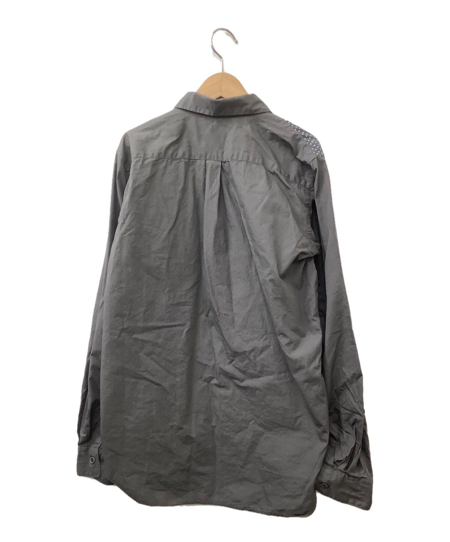 Black Comme des Garcons Dot-and-Skirt 셔츠 1E-B005