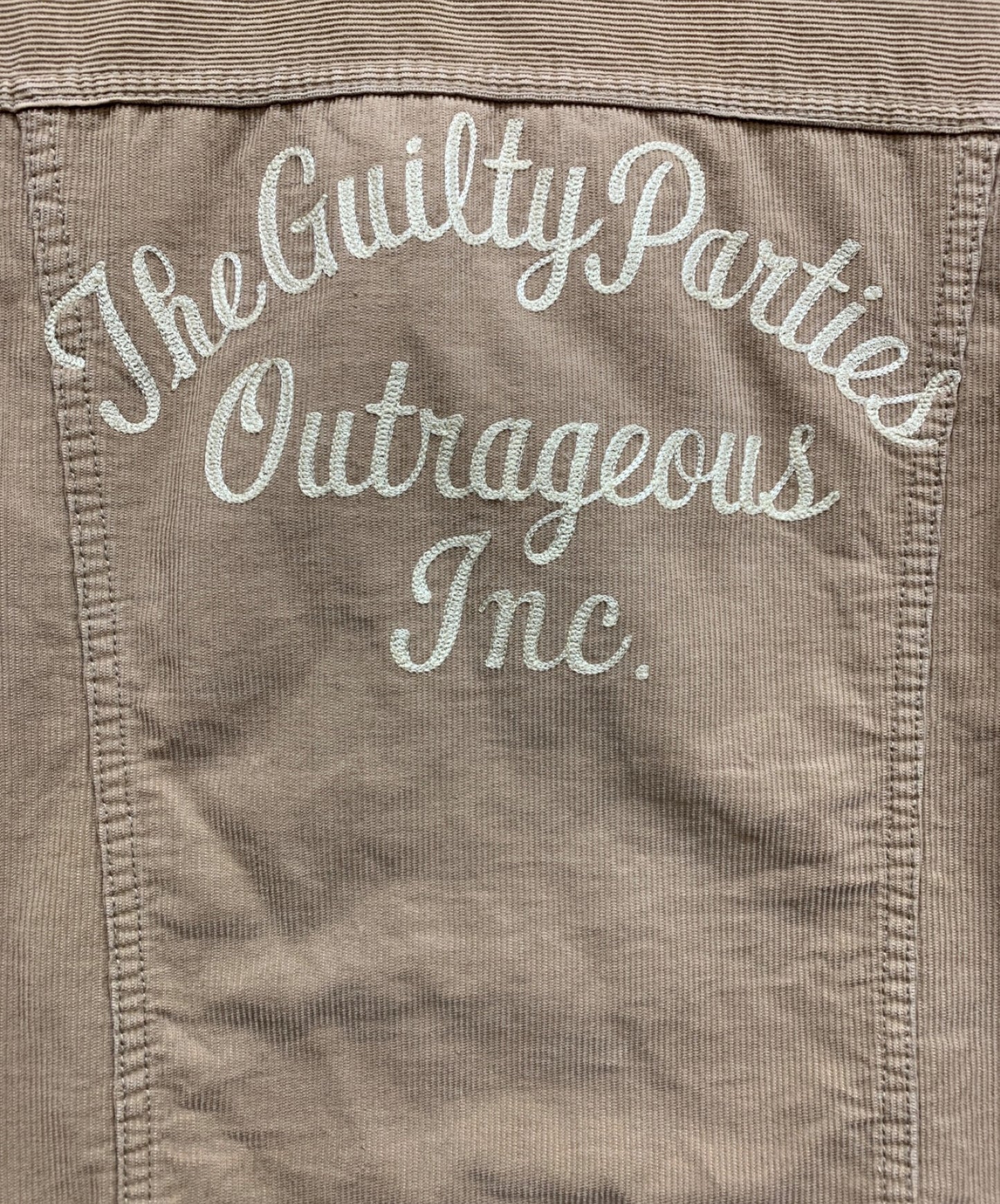 Wacko Maria Corduroy夾克配蟒蛇襯裡