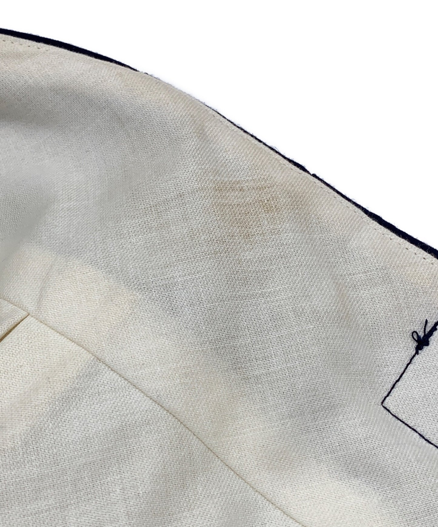 Robe de Chambre Comme Des Garcons Wool Gaber Long Pleated Skirt RS-10001m