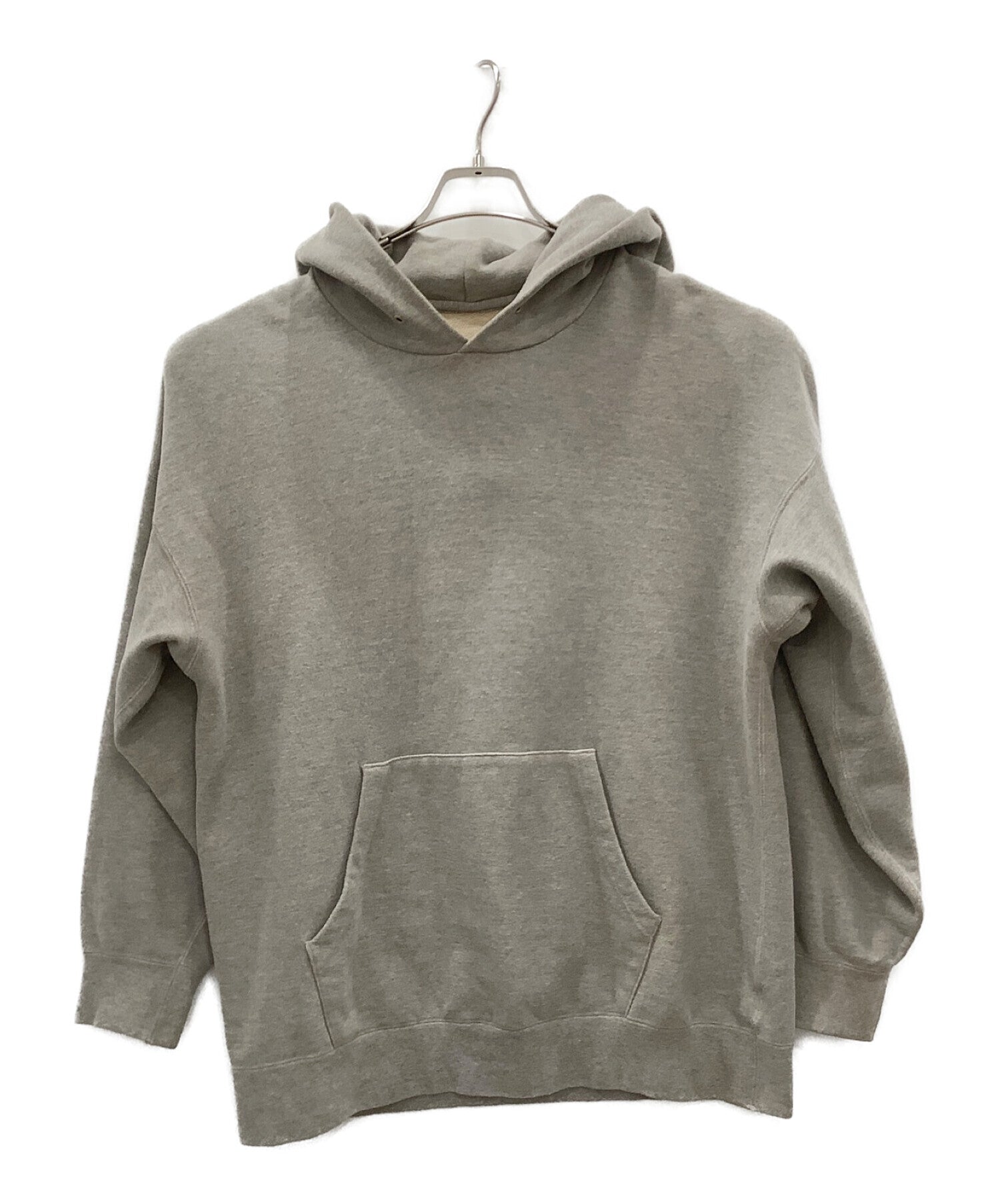 Archive Monogram Fleece Hoodie, grey