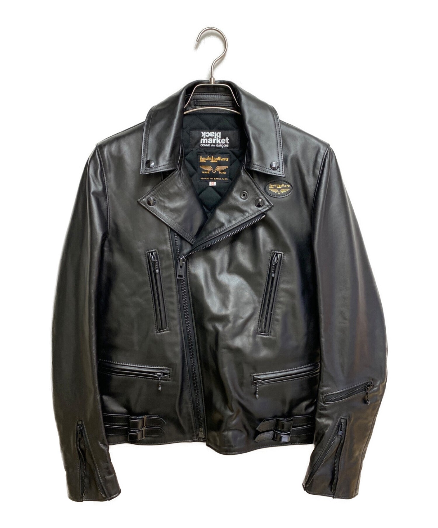 [Pre-owned] COMME des GARCONS BLACKMARKET Leather Riders Jacket OD-J00