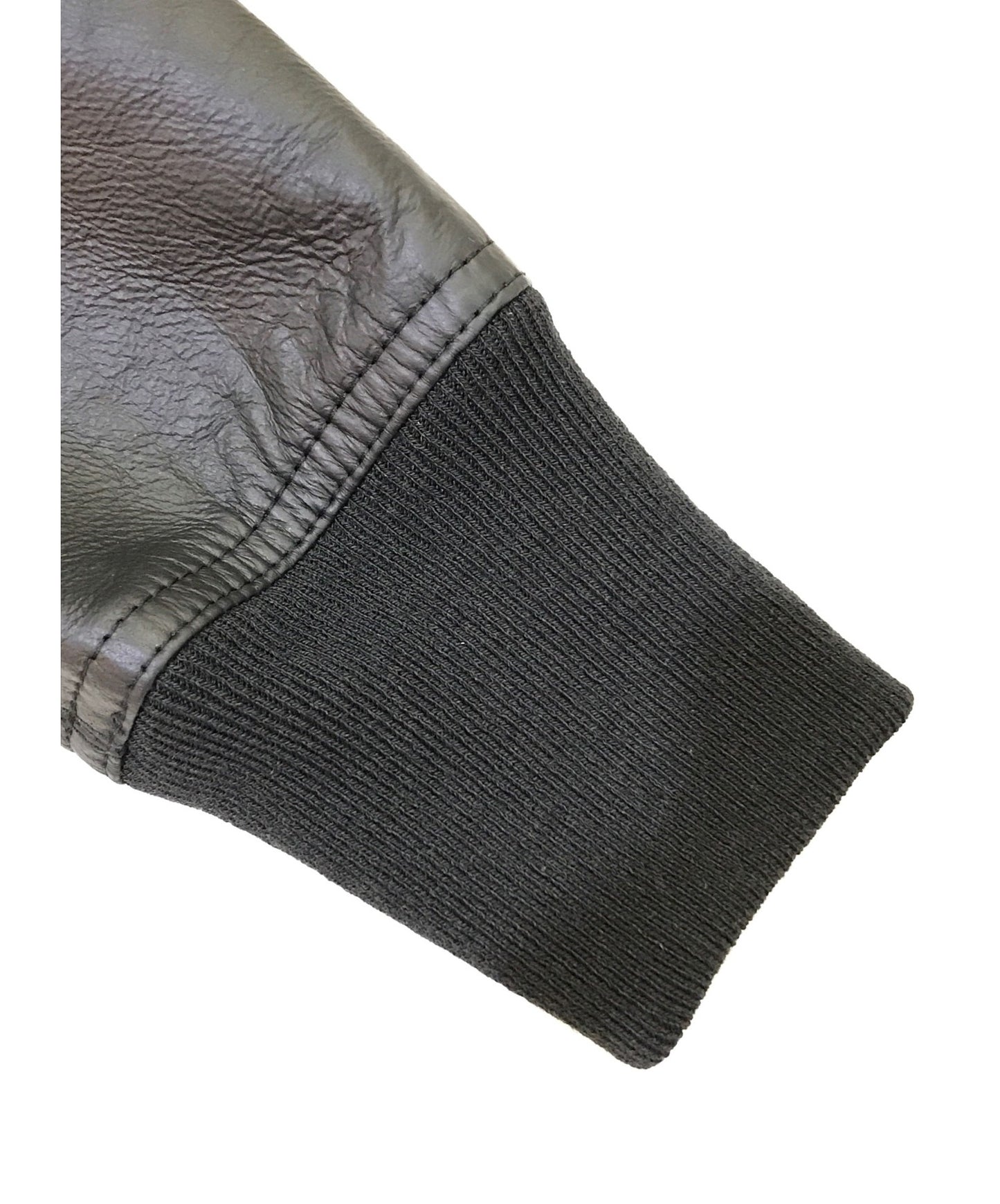 里克·歐文斯(Rick Owens)支架領子皮夾克RU21S6761