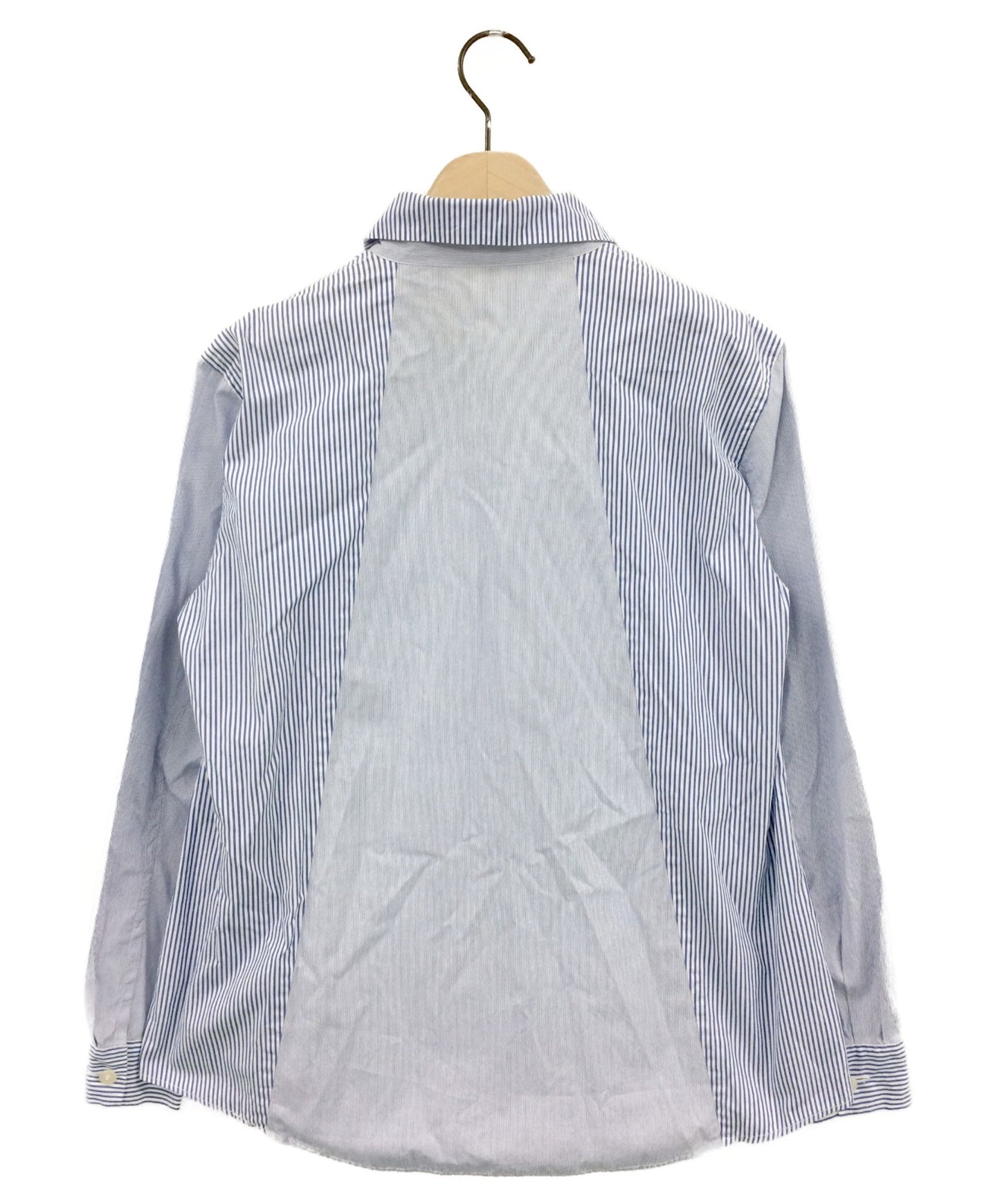 我Issey Miyake Switching Stripe衬衫 /长袖衬衫