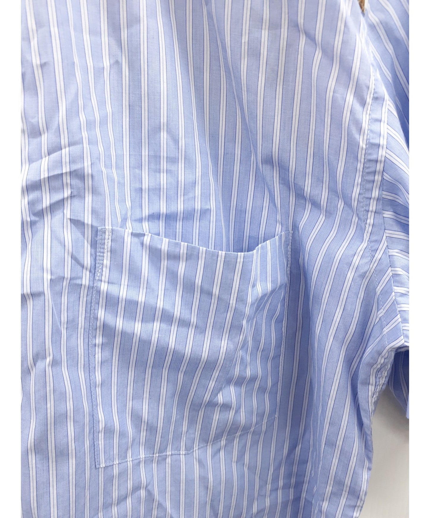 Comme des Garcons Homme Deux 리조트 패턴 스위치 스트라이프 셔츠 DA-B055