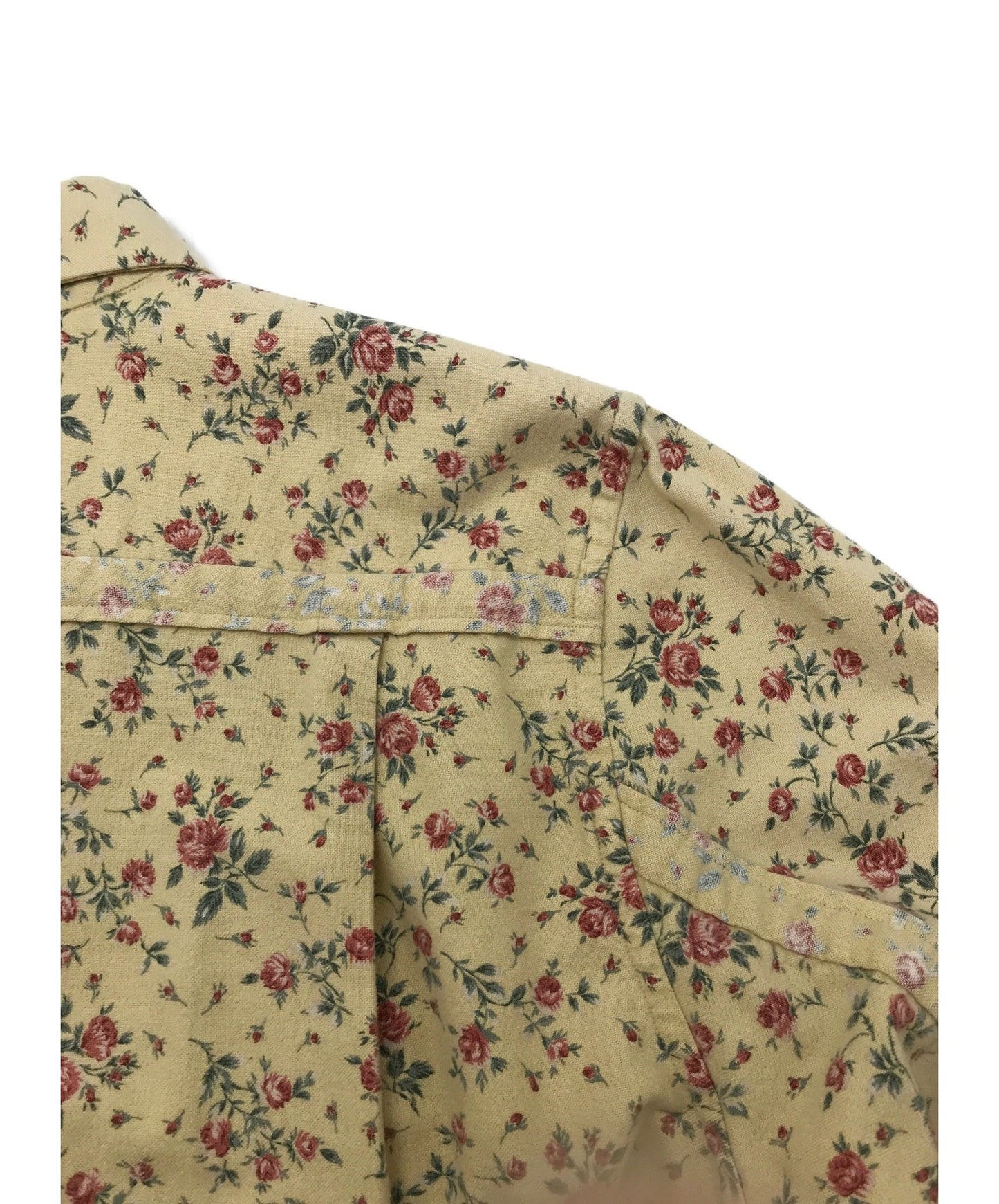 Comme des Garcons Homme Plus 90 년대 장미 인쇄면 셔츠 PB-040160