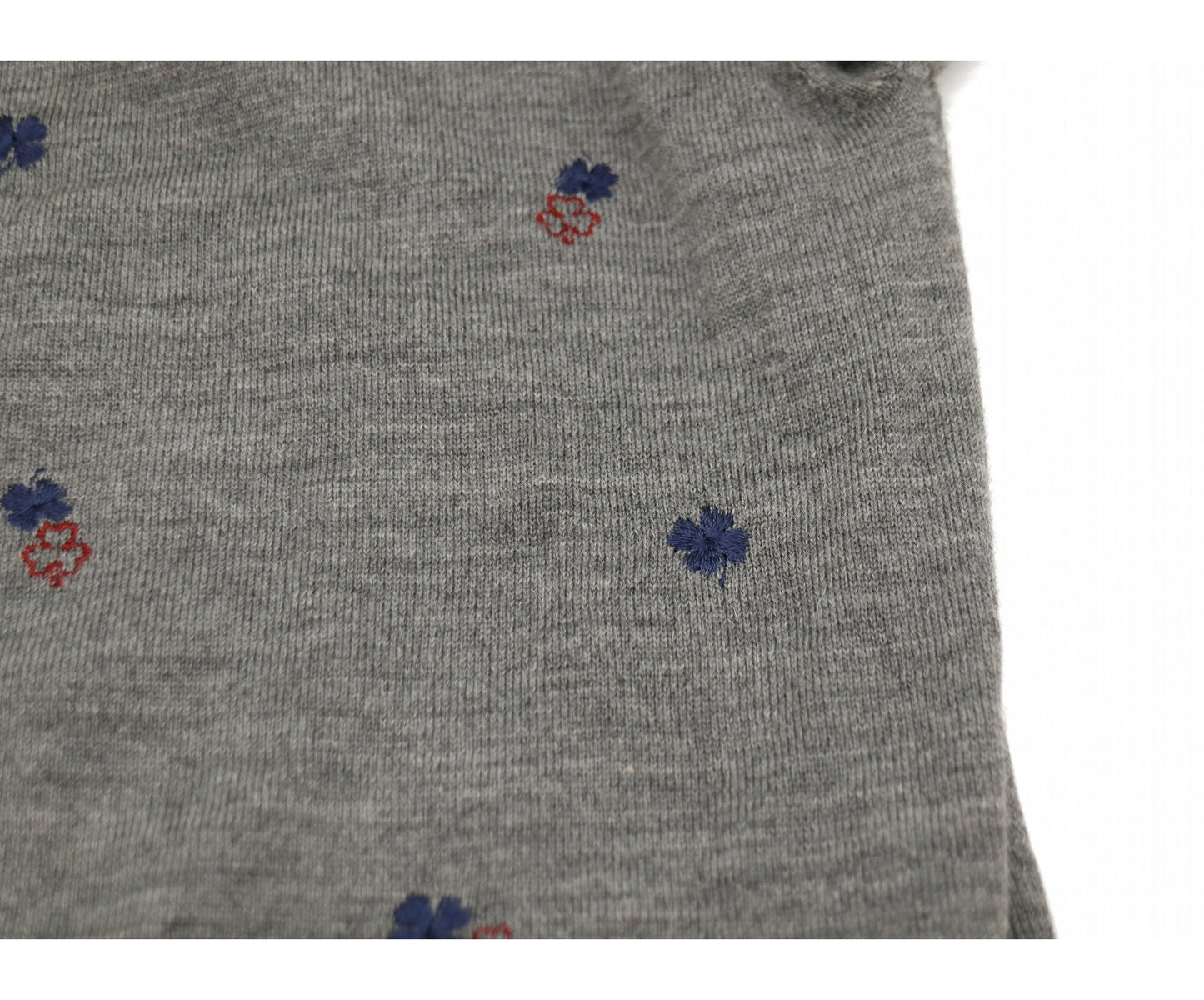 Comme des Garcons 셔츠 클로버 꽃 자수 가디건 S22505