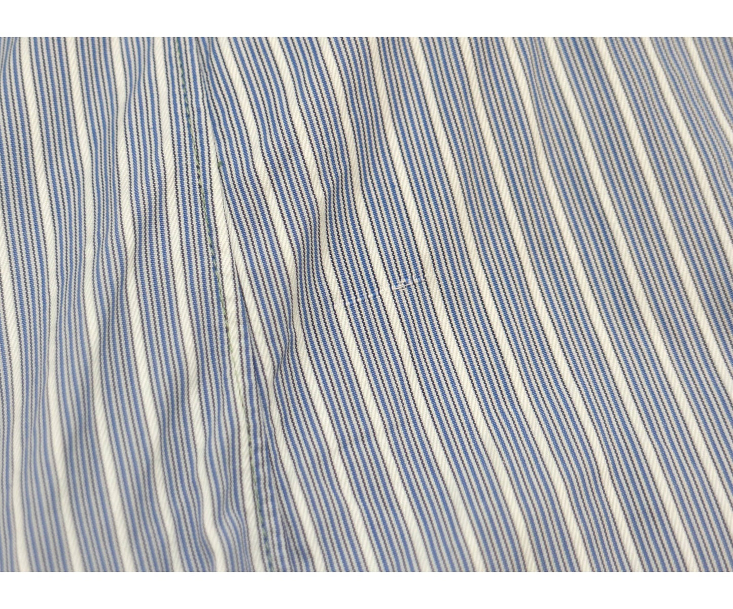 Comme des Garcons 셔츠 패널 도킹 스트라이프 셔츠 W19066