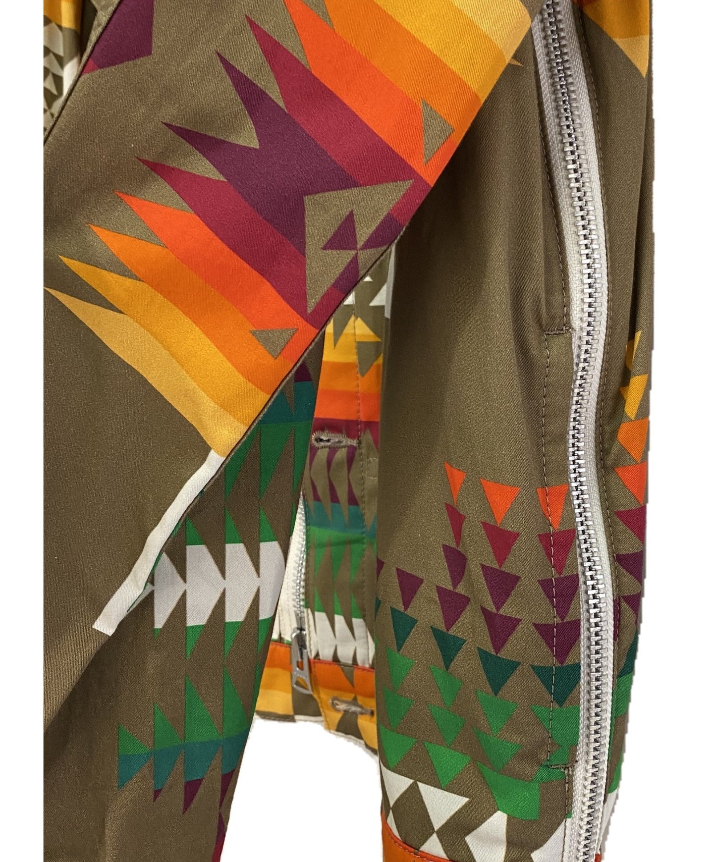 Sacai 아카이브 프린트 믹스 재킷 21-02524m