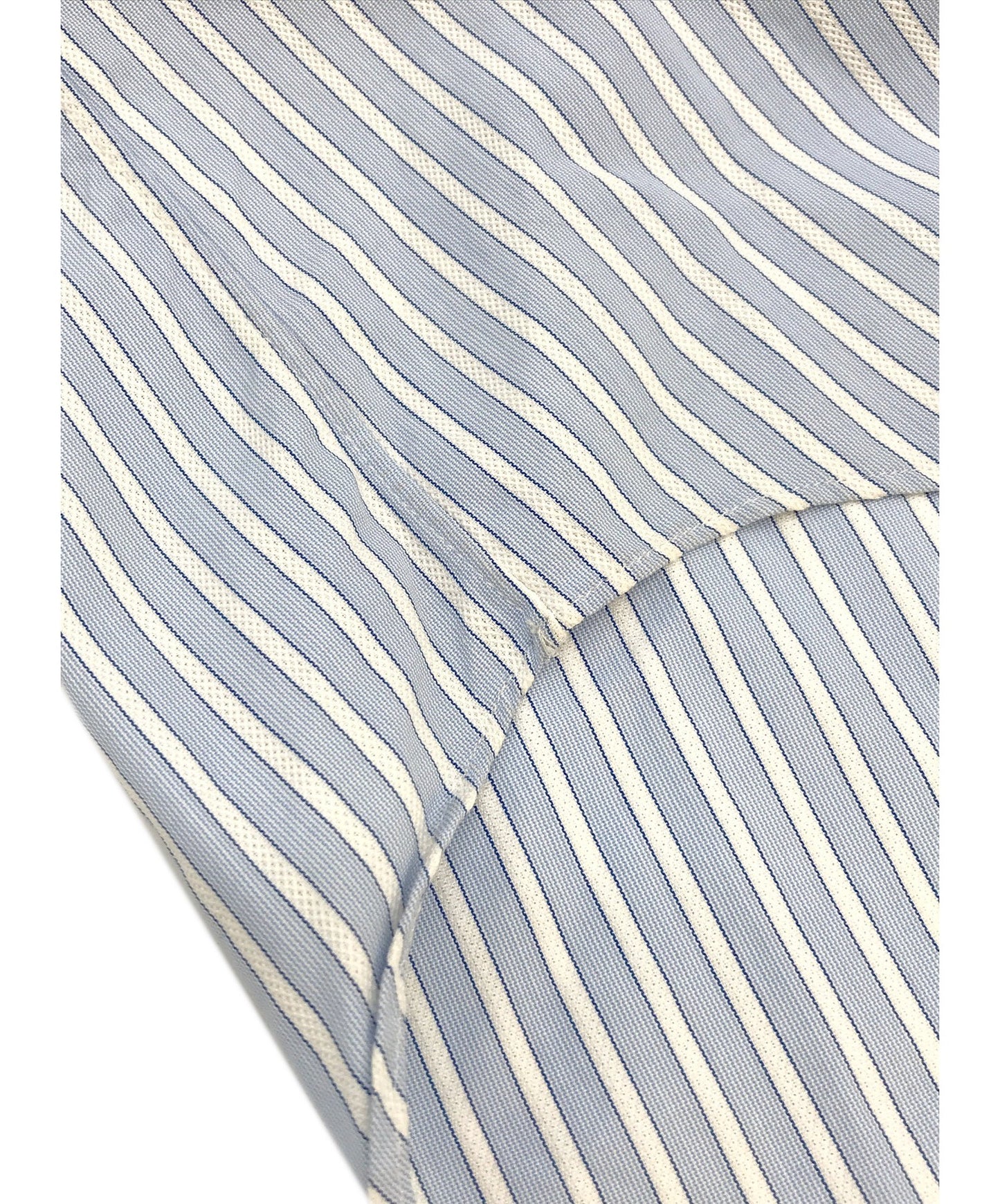 Comme des Garcons 셔츠 서클 디자인 스트라이프 셔츠 S15083