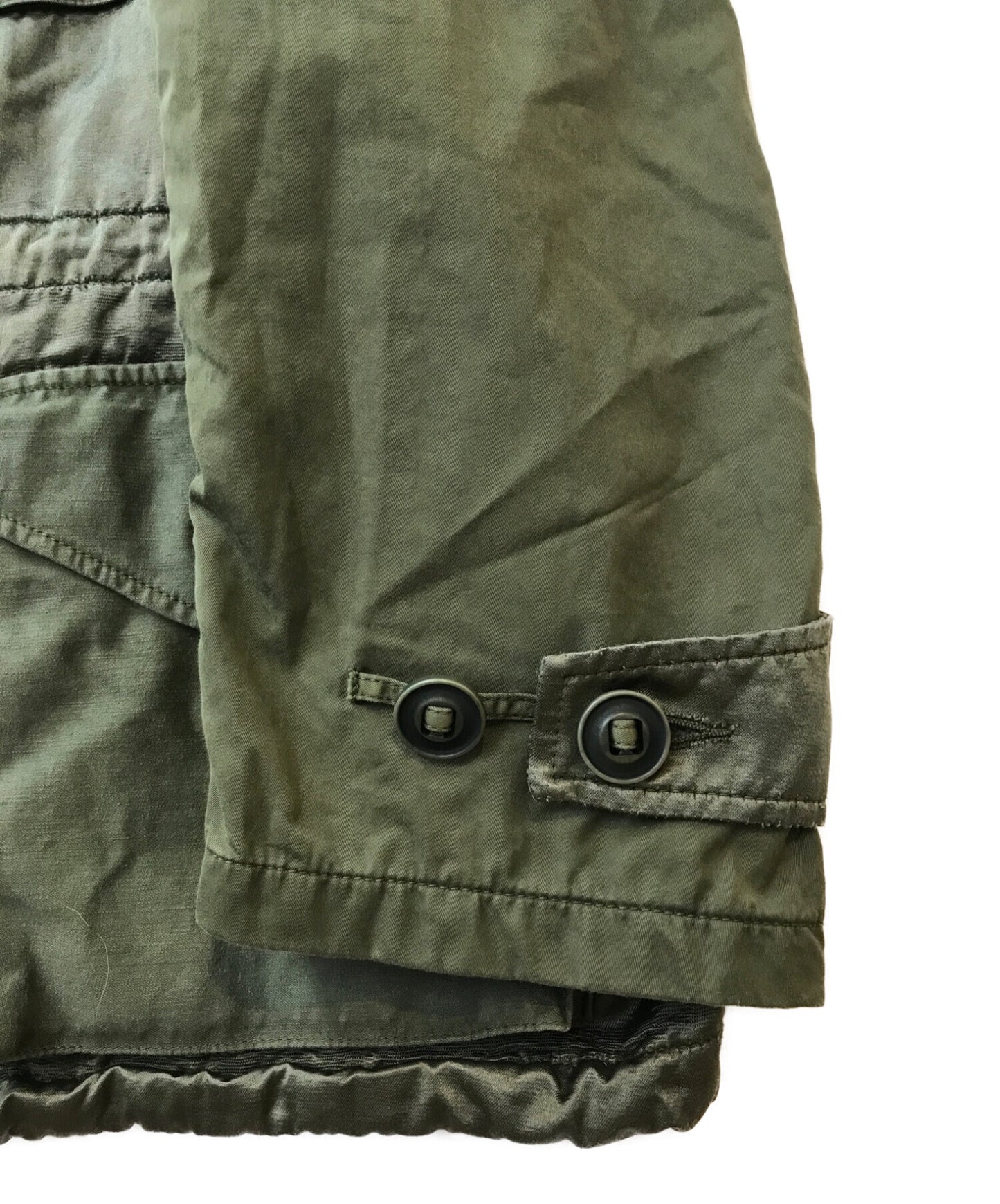 Junya Watanabe Man Cotton Back 새틴 제품 염색 재킷 WI-J034