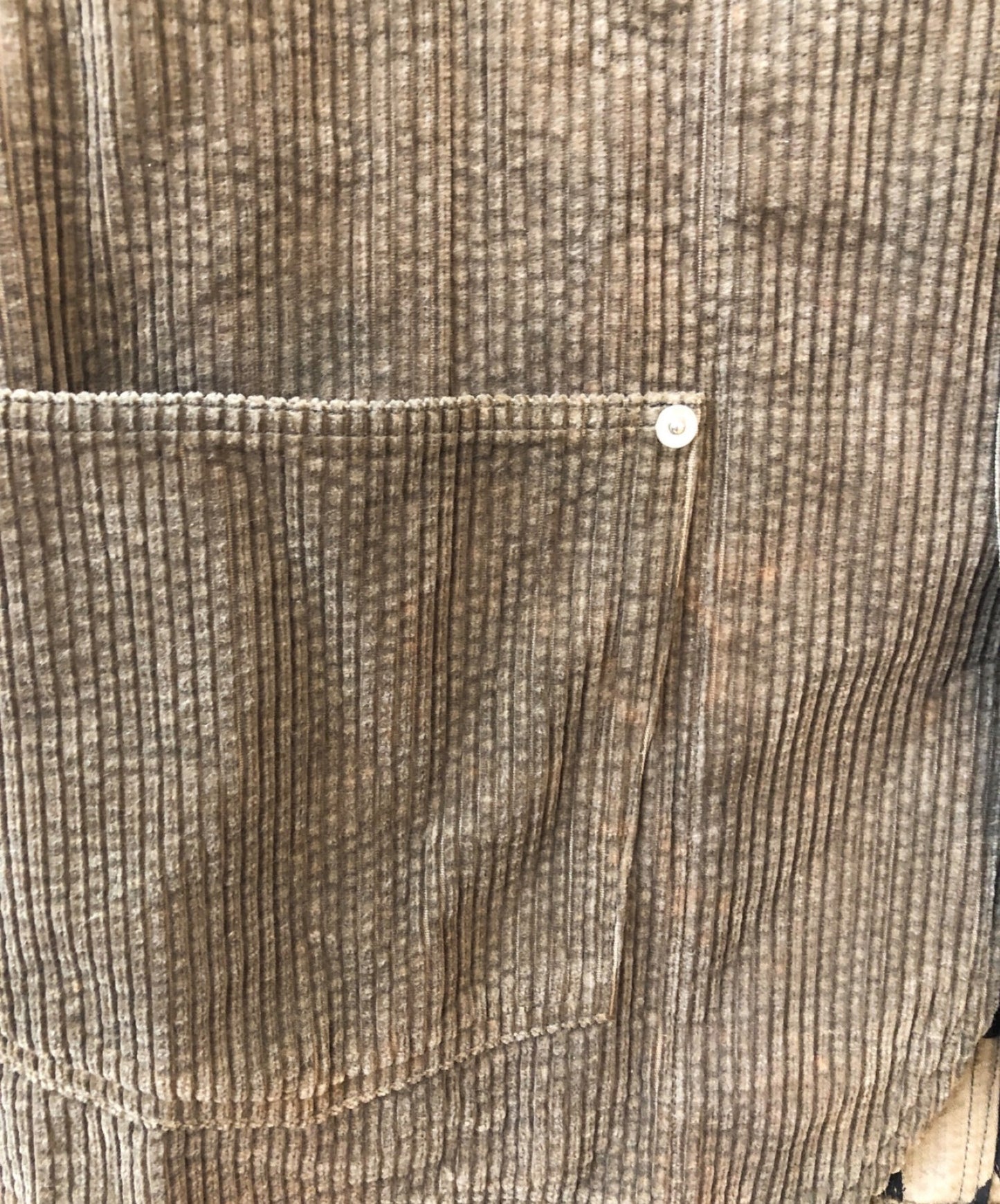 COMME DES GARCONS襯衫厚邊緣燈芯絨夾克W11058