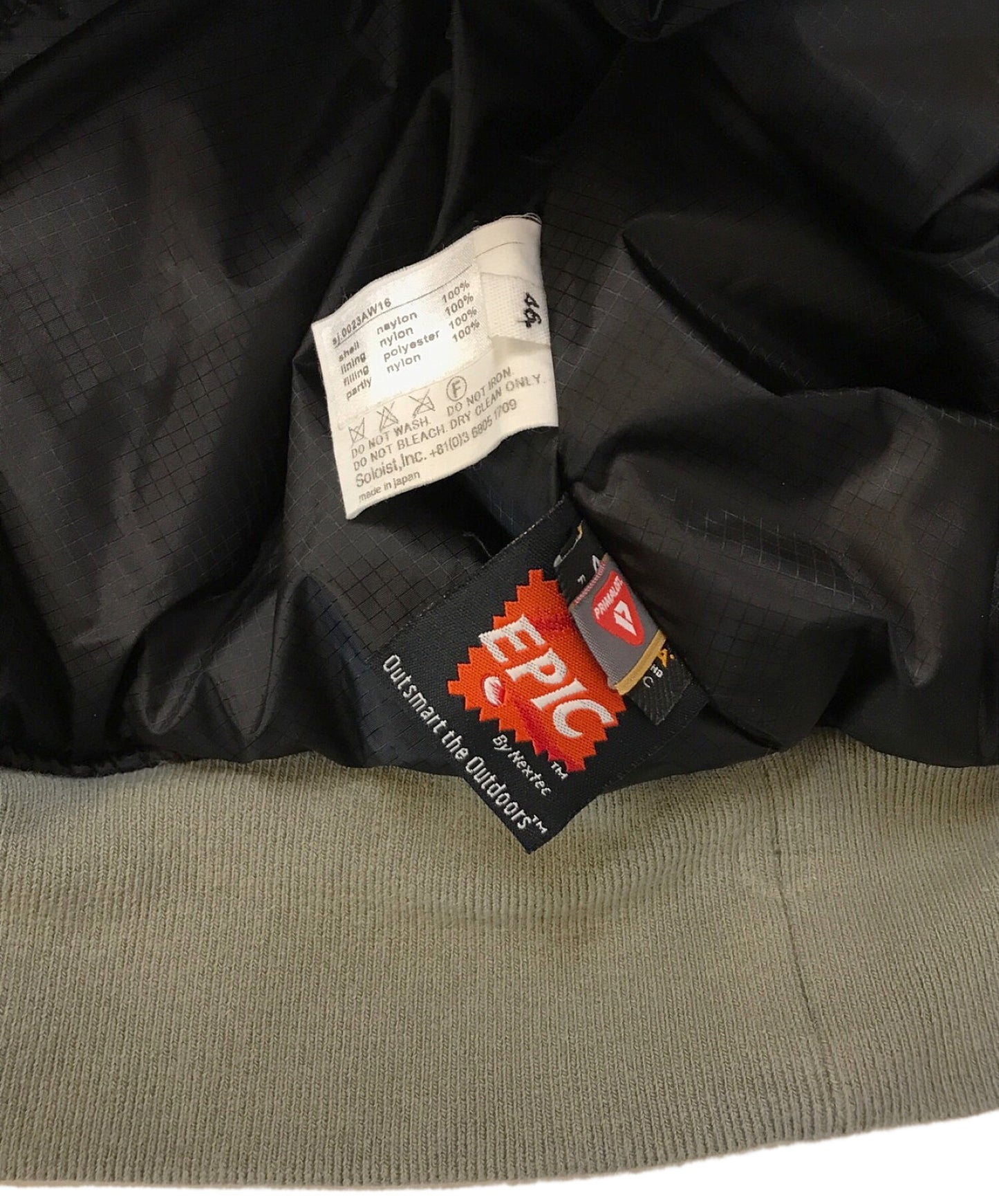 Takahiromiyashita Thesoloist. 매우 희귀 한 비행 자켓 타입 -30023AW16