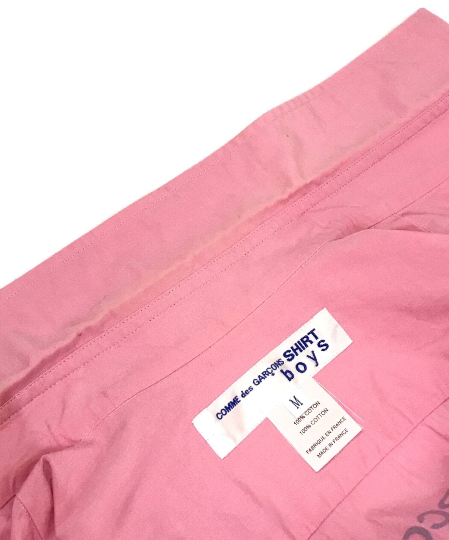 Comme des Garcons 셔츠 소년 백 프린트 셔츠