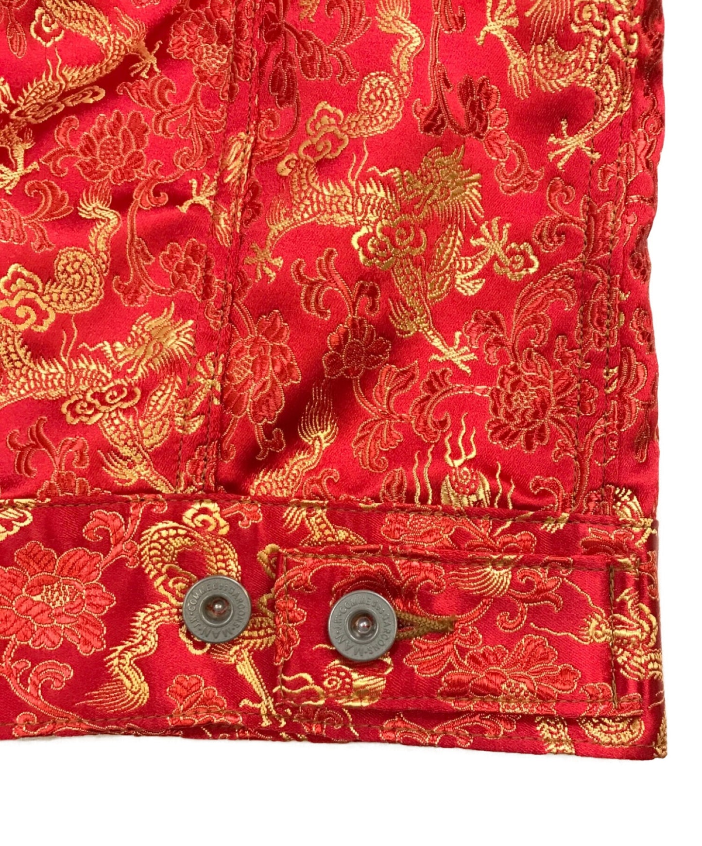 COMME DES GARCONS JUNYA WATANABE MAN JACQUARD DENIM JACKT WI-J021-051-1-2