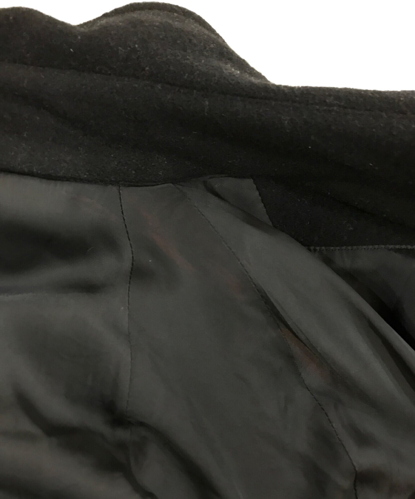 Comme des Garcons Homme Balmacaan 코트 HC-080050 D-TK9210 위에 늑골이