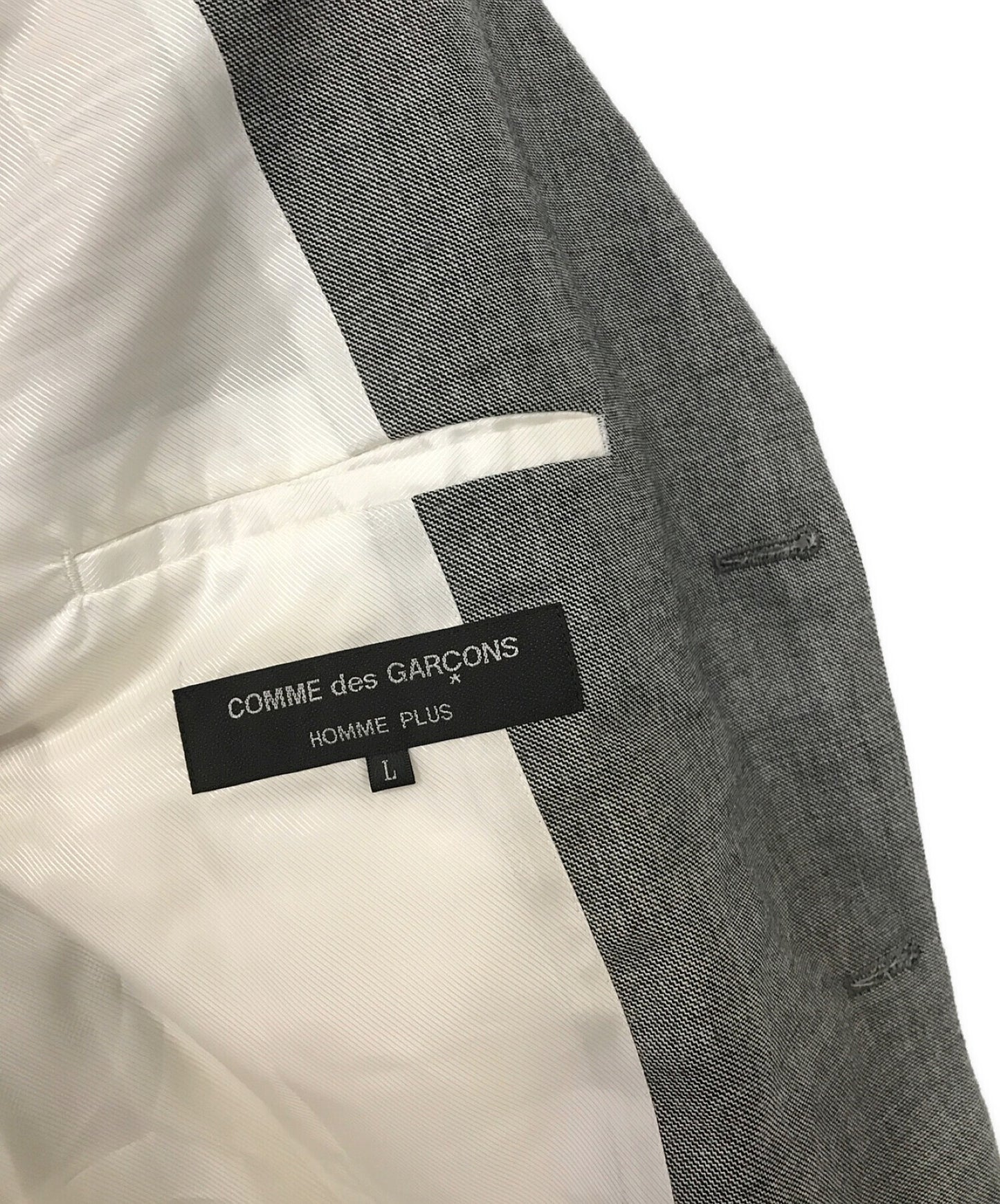 Comme des garcons homme plus แจ็คเก็ตธรรมชาติสีดำ PK-J007