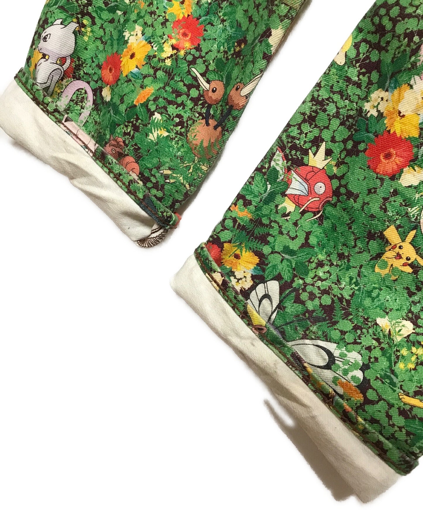 Levi 's X Pokemon 551Z 정통 스트레이트 포켓몬 정원 Pokémon 25 주년