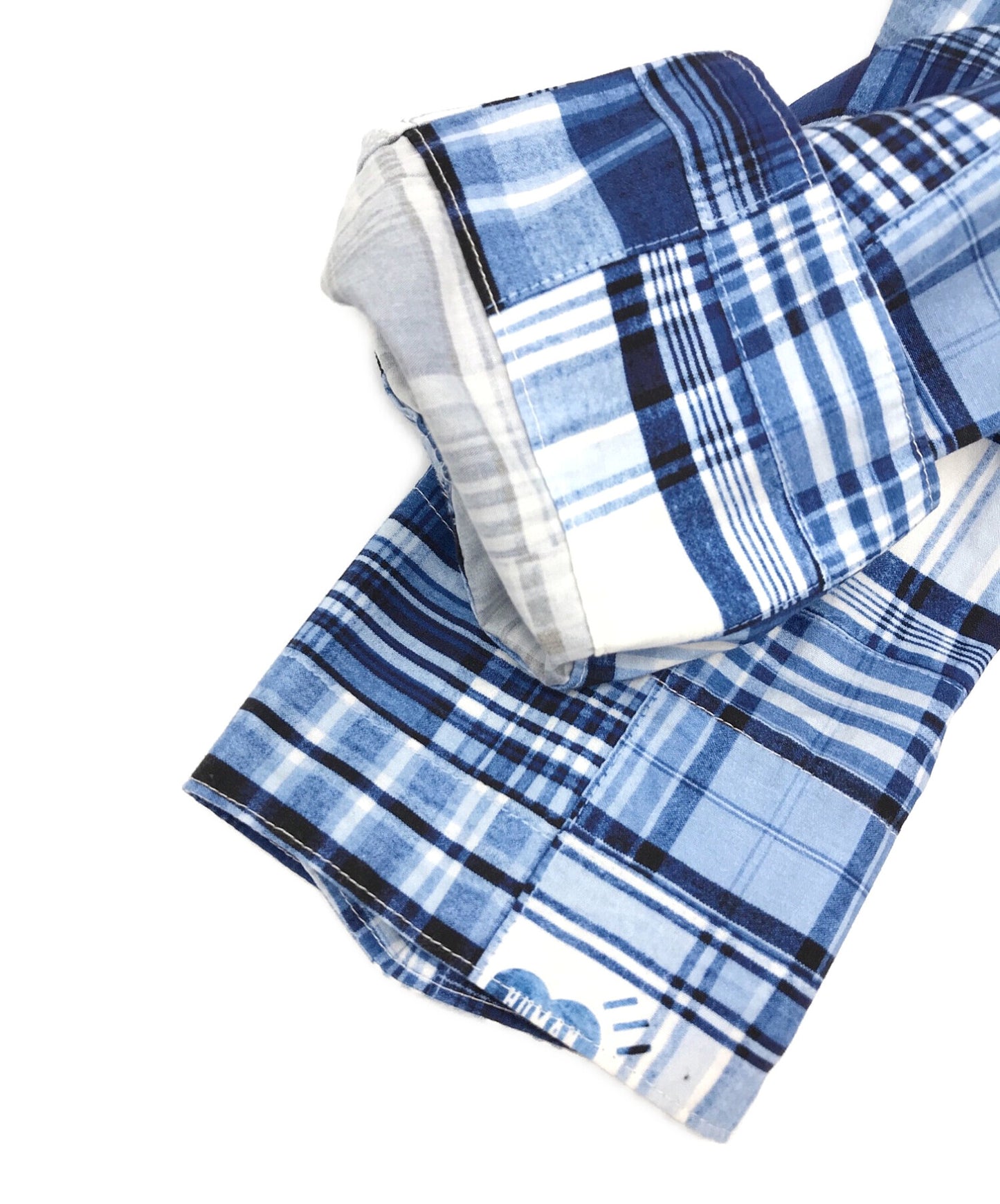 인간 만든 패치 워크 재킷