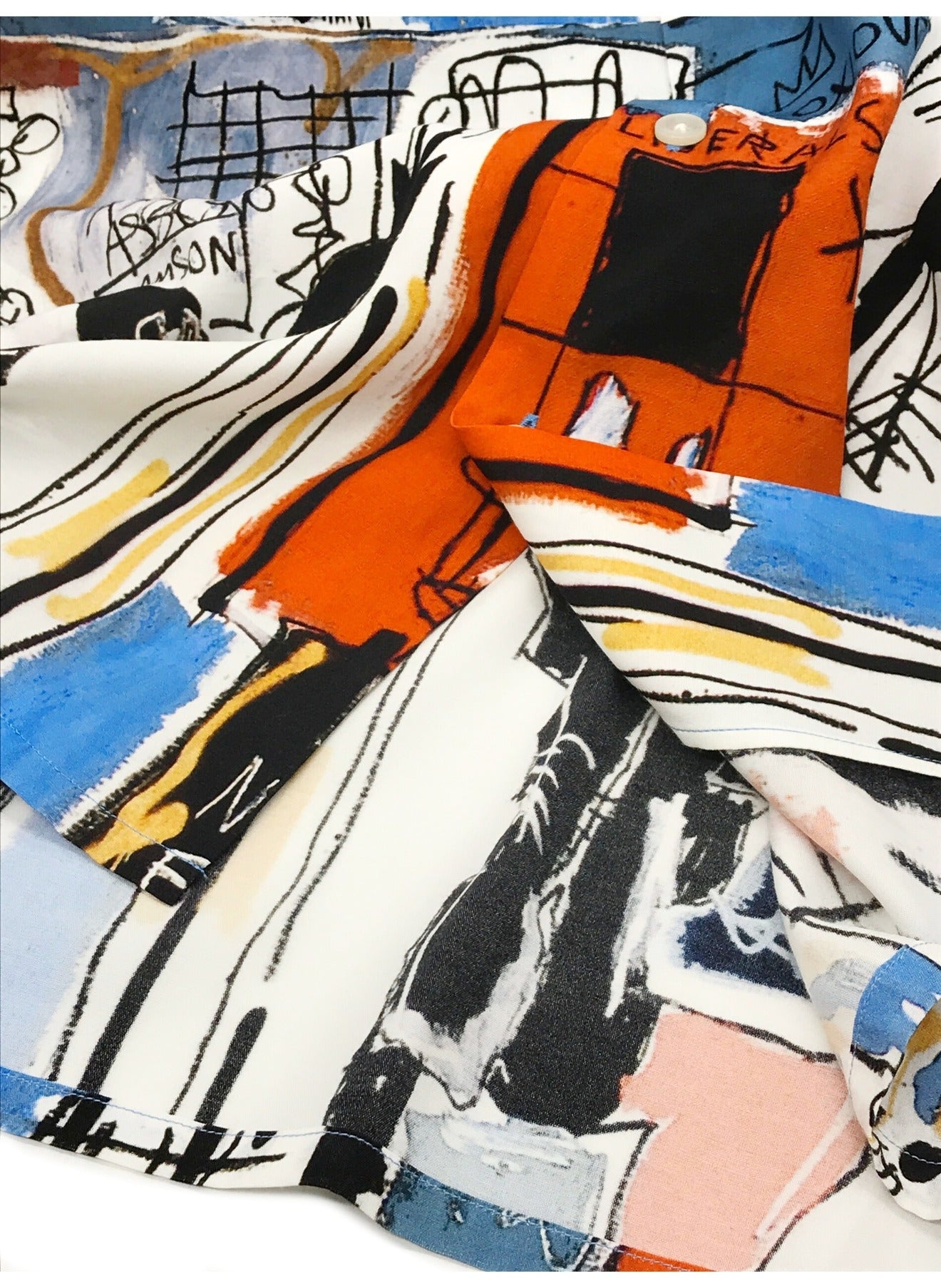 Wacko Maria Jean-Michel Basquiat / Hawaiian Shirt (Type-3) (Jean-Michel Basquiat Hawaiian Shirt Type-3)