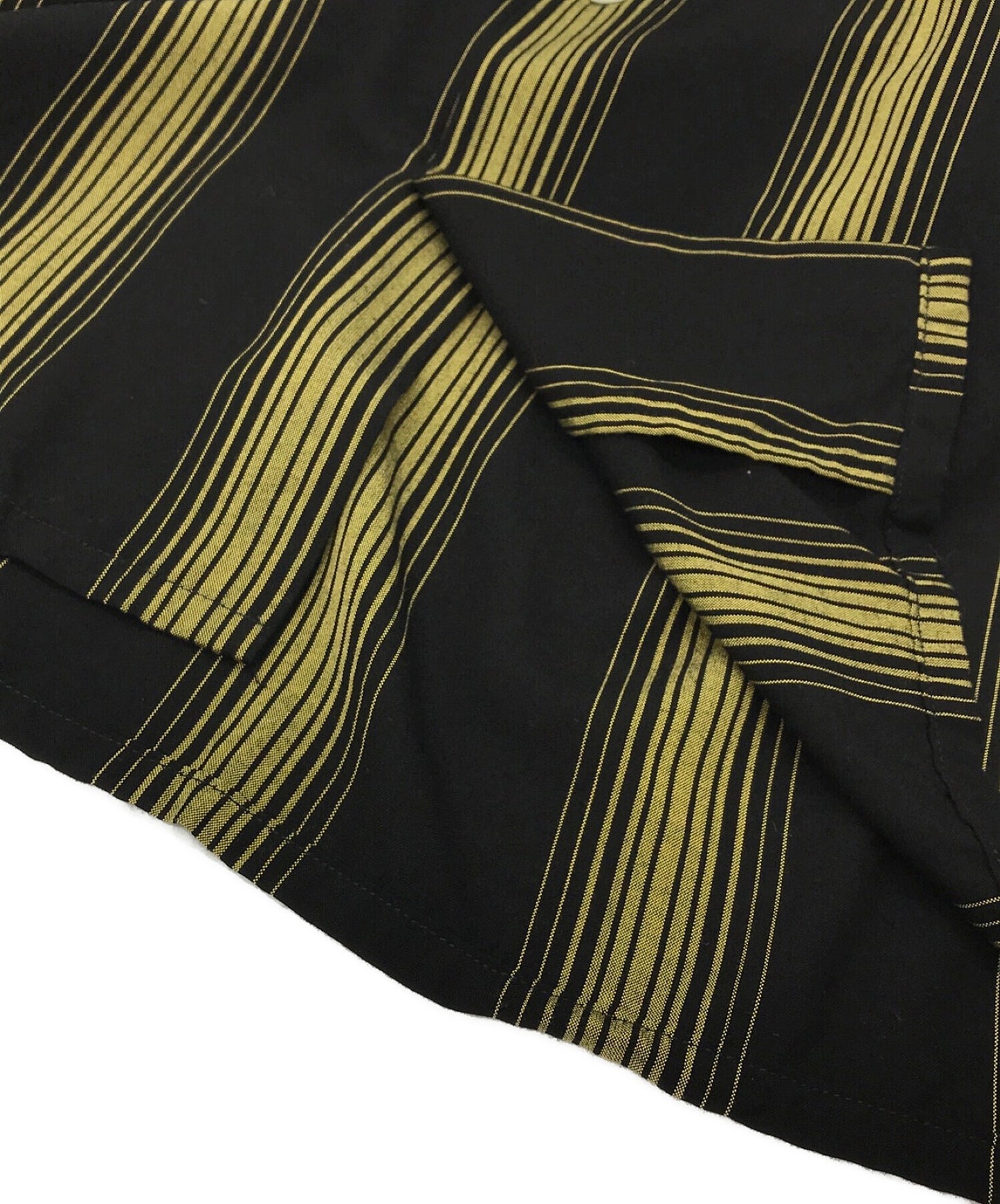 Wacko Maria条纹开放领衬衫S/S 22SS-WMS-OC14