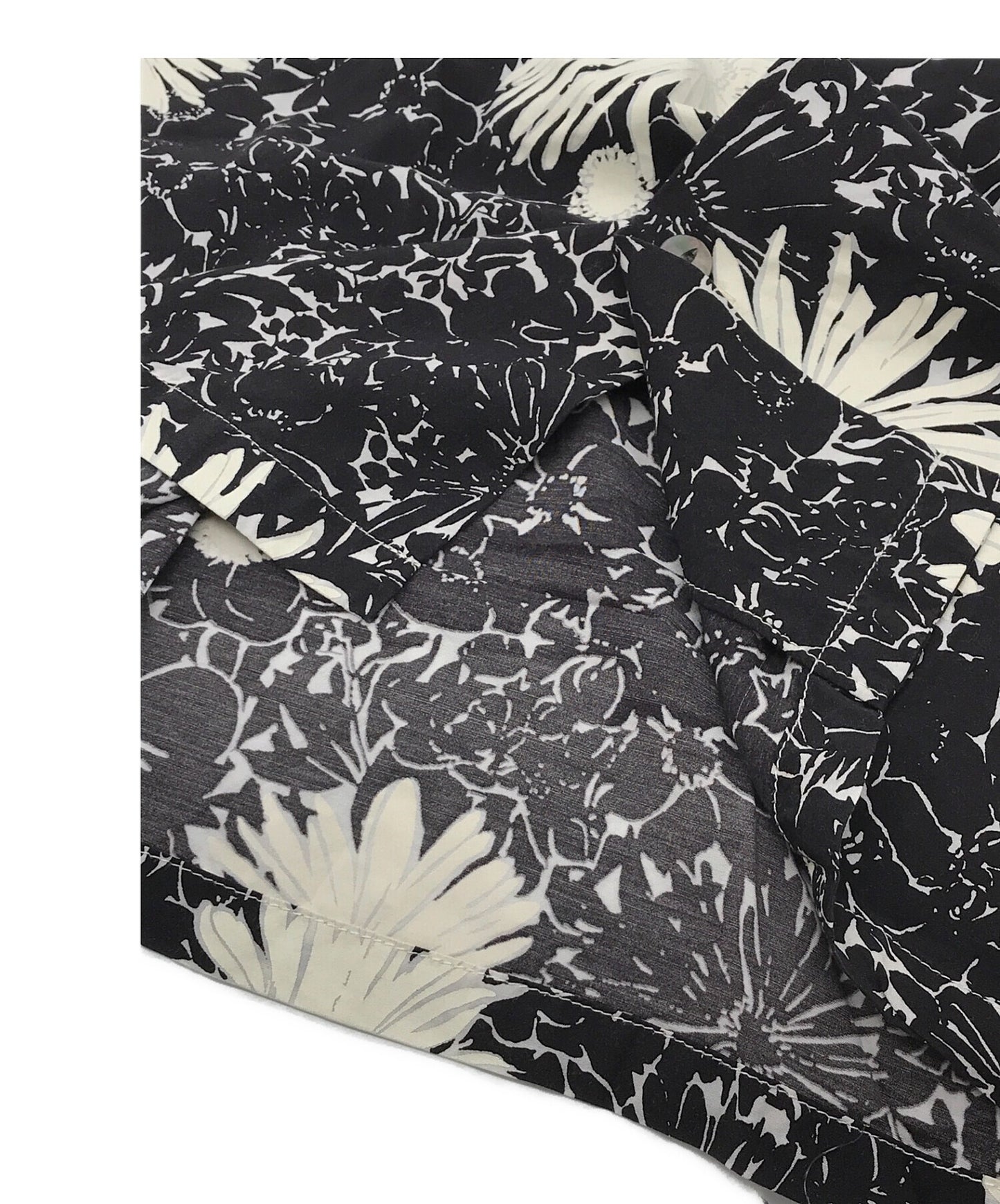 Comme des Garcons 셔츠 꽃 프린트 셔츠 WS-B016