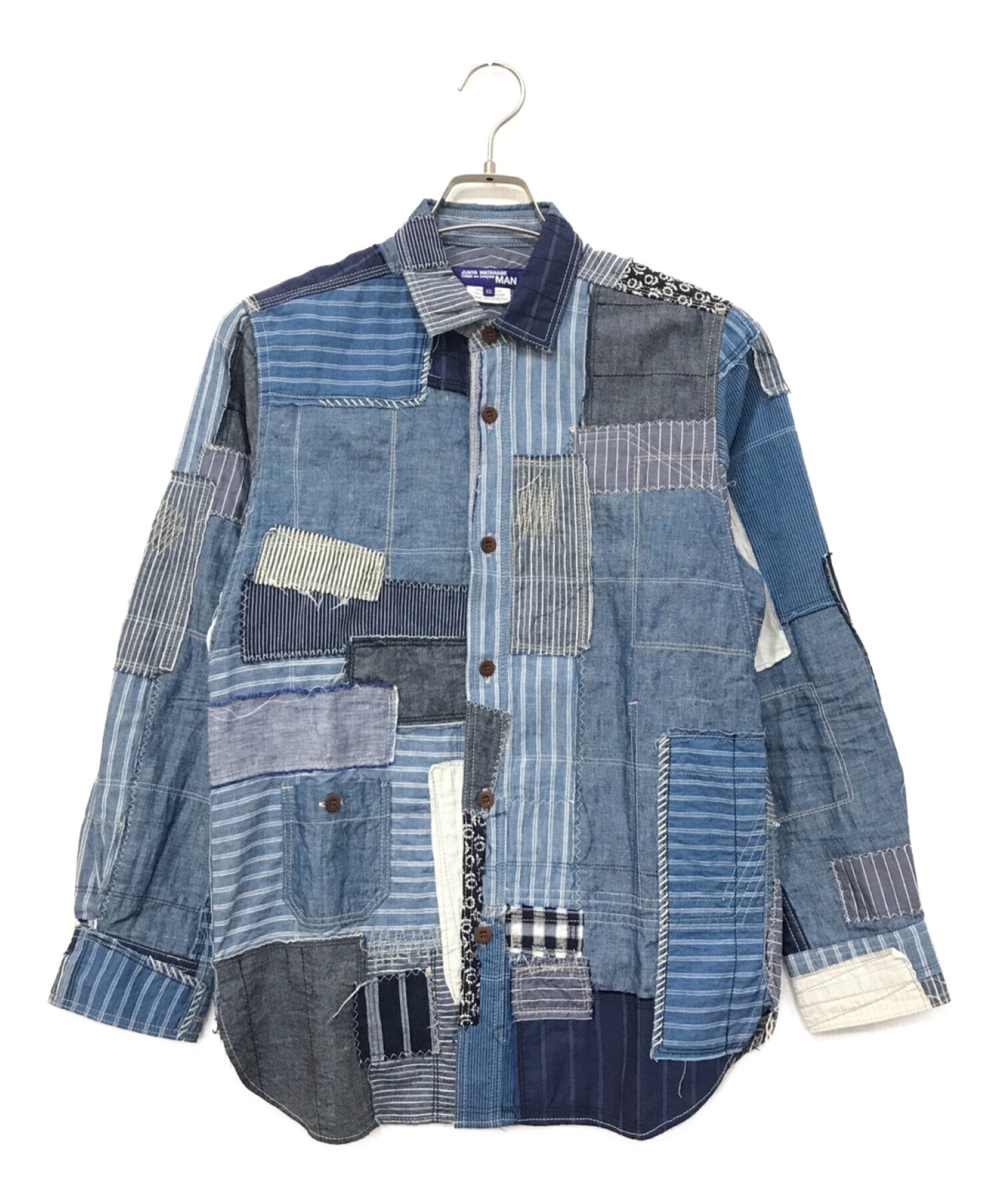 Pre-owned] COMME des GARCONS JUNYA WATANABE MAN patchwork shirt WO 