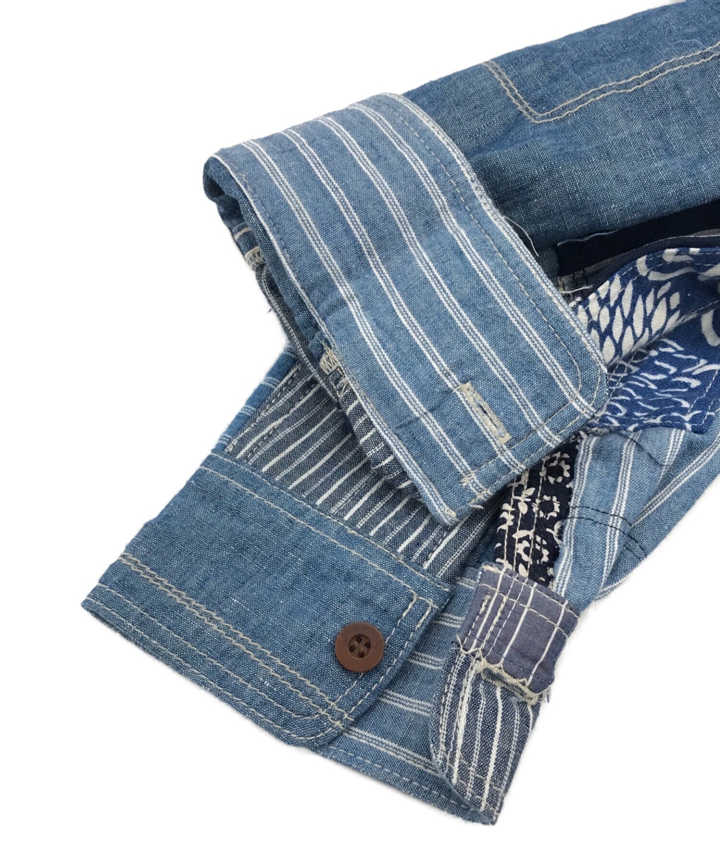 Comme des Garcons Junya Watanabe Man 패치 워크 셔츠 WO-B045