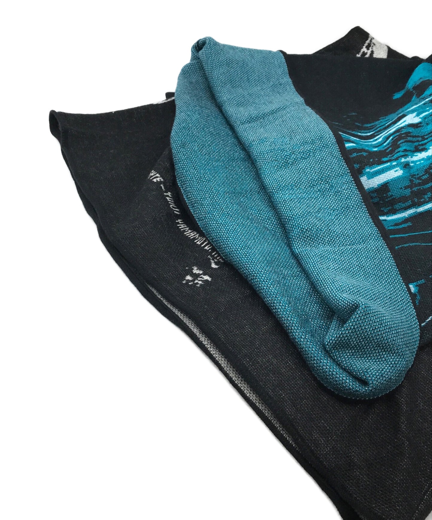 S'yte Hameauze Jacquard Turquoise กราฟิก Omnibus UV-K05-614