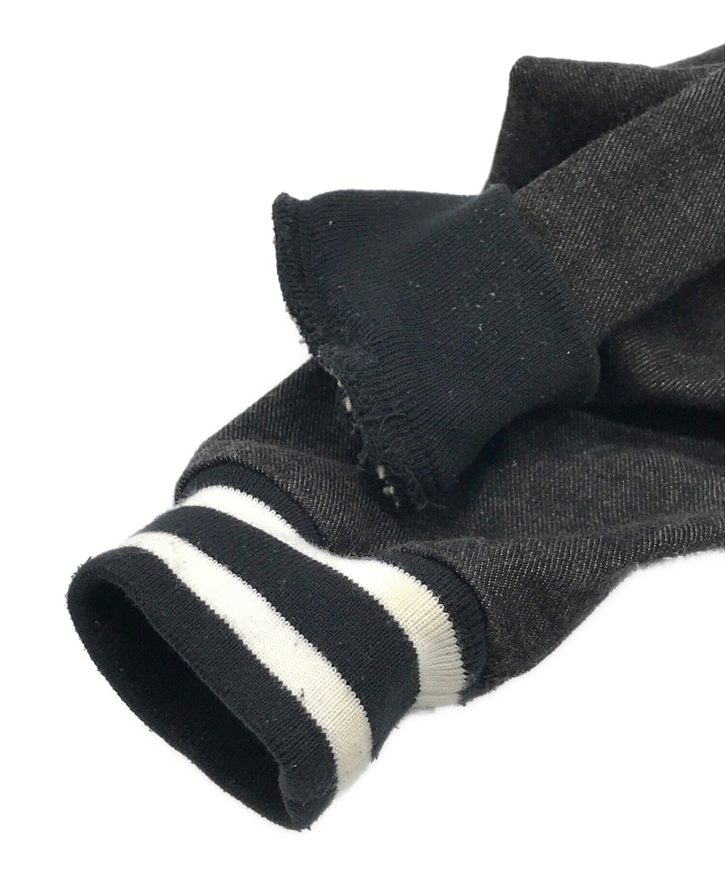 沐浴猿繩索徽標後刺繡牛仔體育場夾克253978