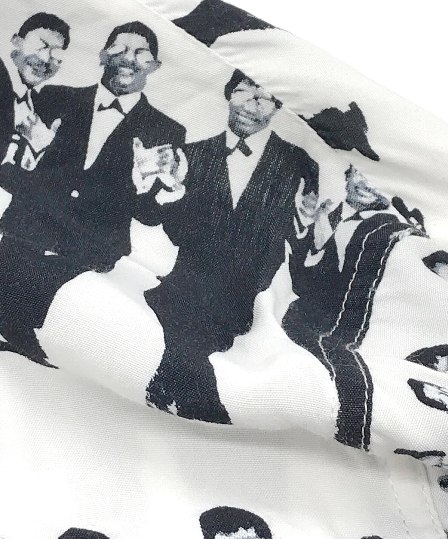 Wacko Maria Rock Striped L/S Aloha Shirt