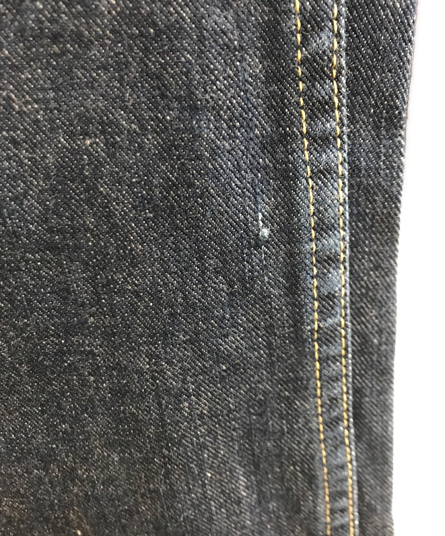 사사 프라스 가을 잎 데님 바지