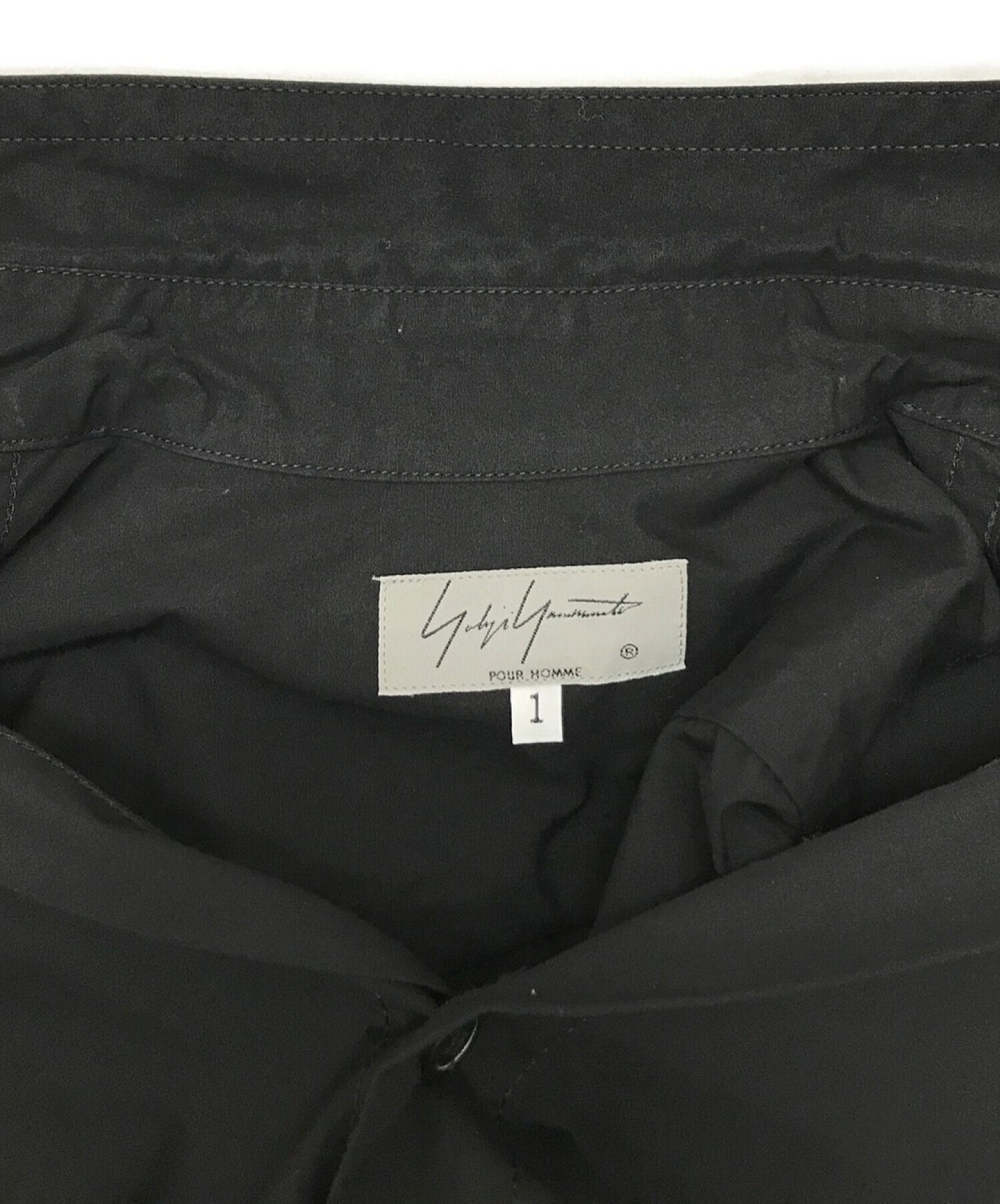 Yohji Yamamoto Pour Homme 19aw寬布襯衫HN-B04-001