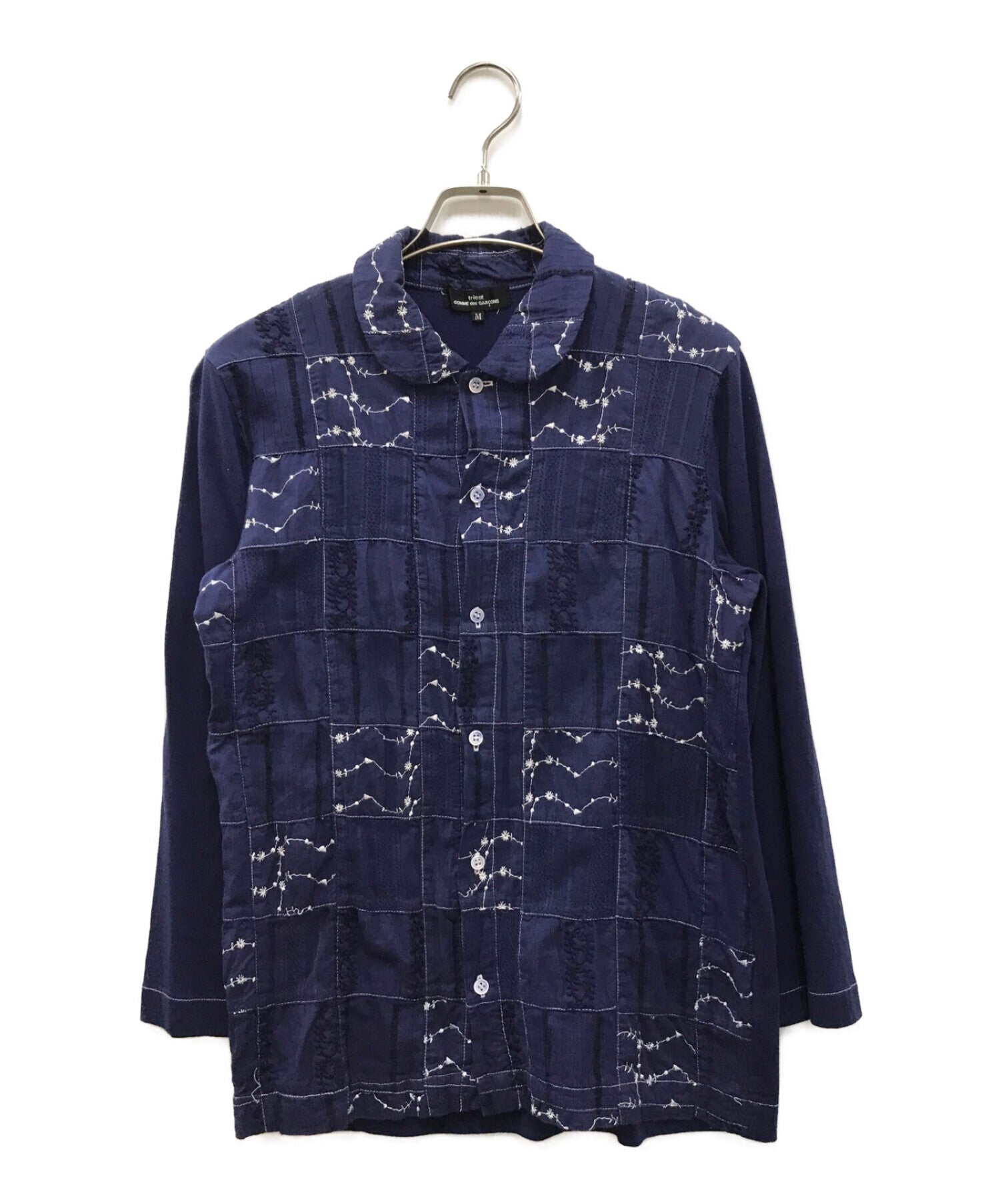 tricot COMME des GARCONS Product-dyed embroidered shirt TG-T033