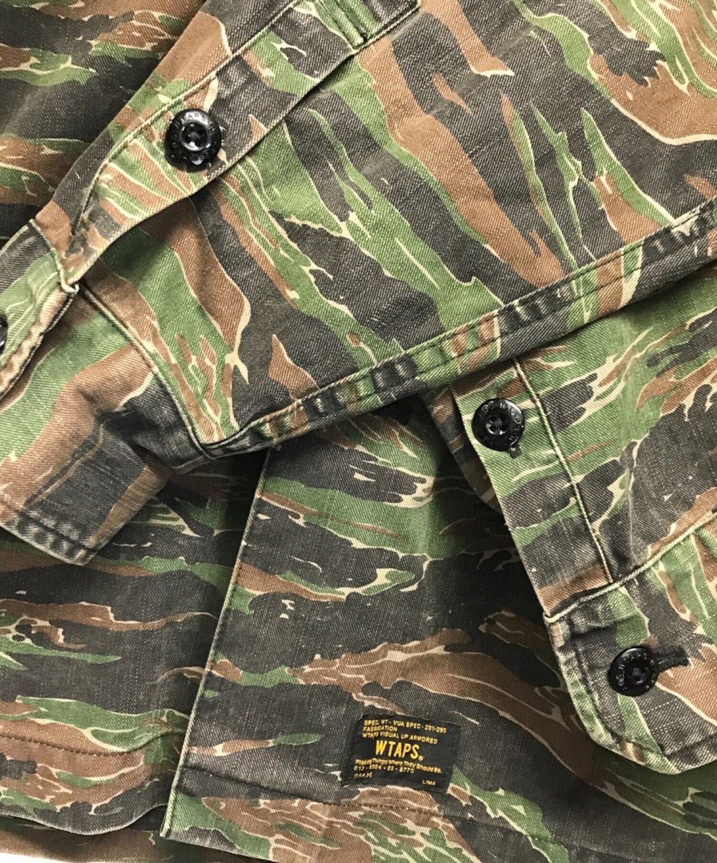 WTAPS TIGER CAMO軍事外套171GWDT-SHM01S