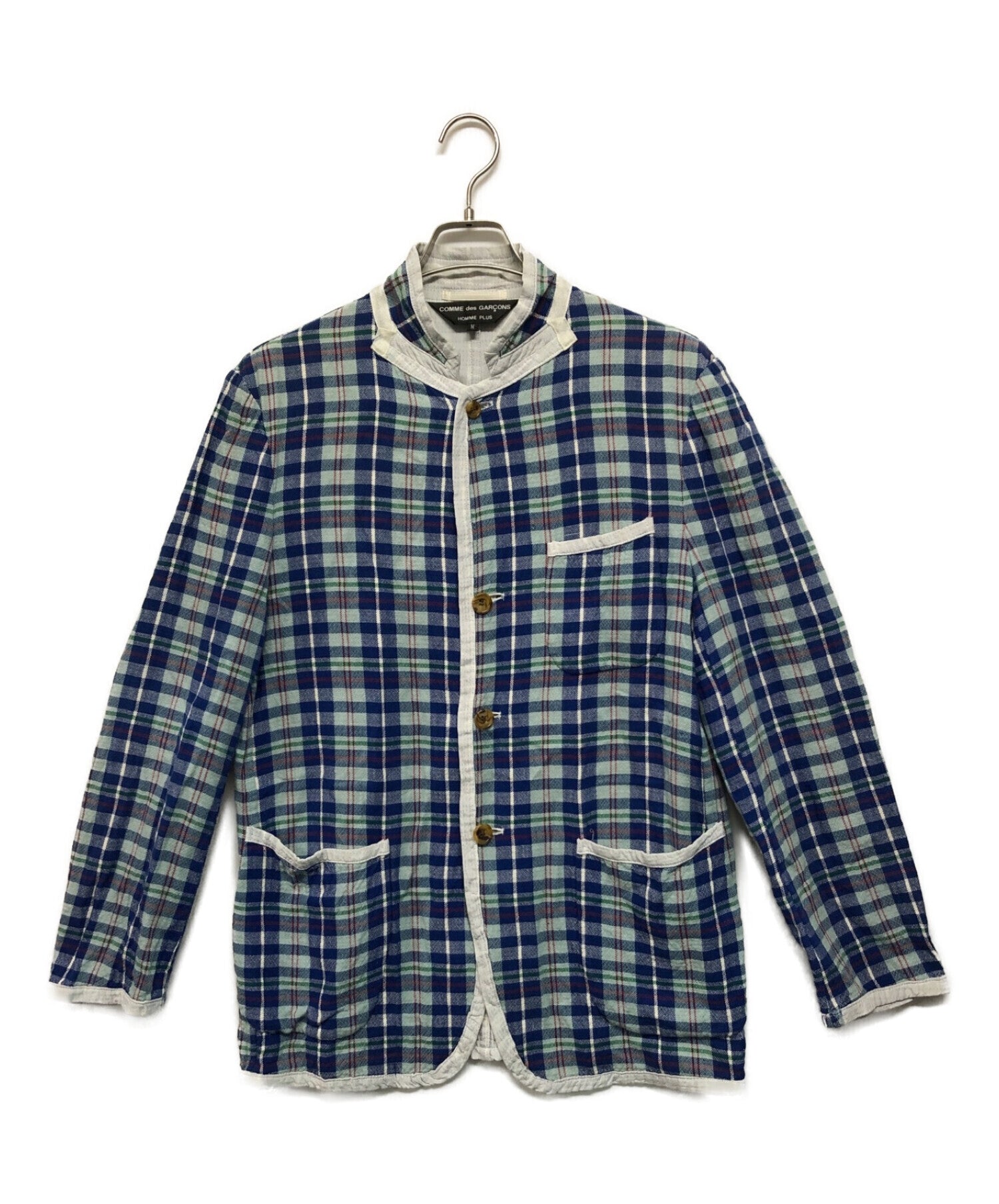 Comme des 2024 garcons checkered shirt