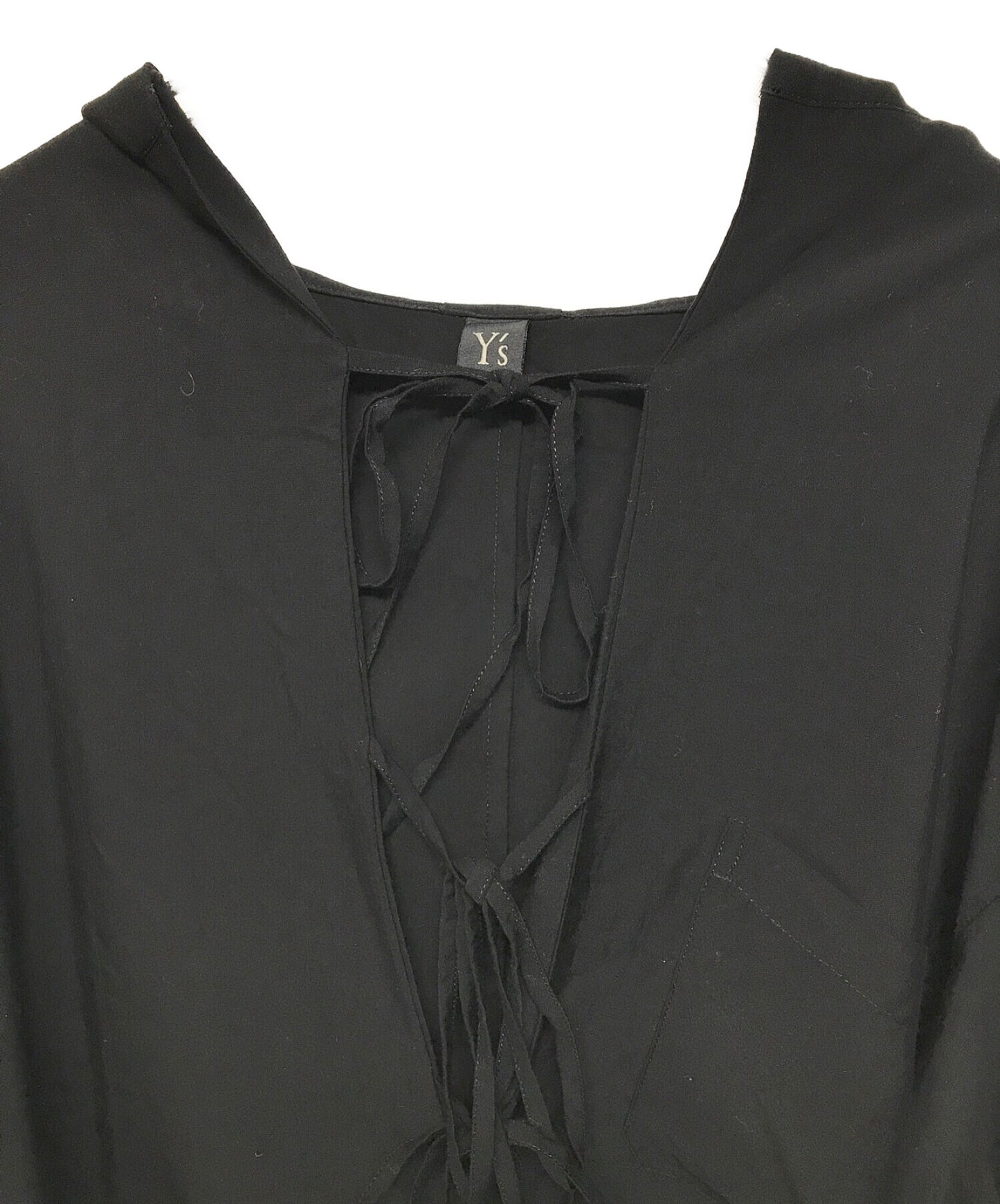 Y의 레이스 업 후드 드레스 YV-D02-200